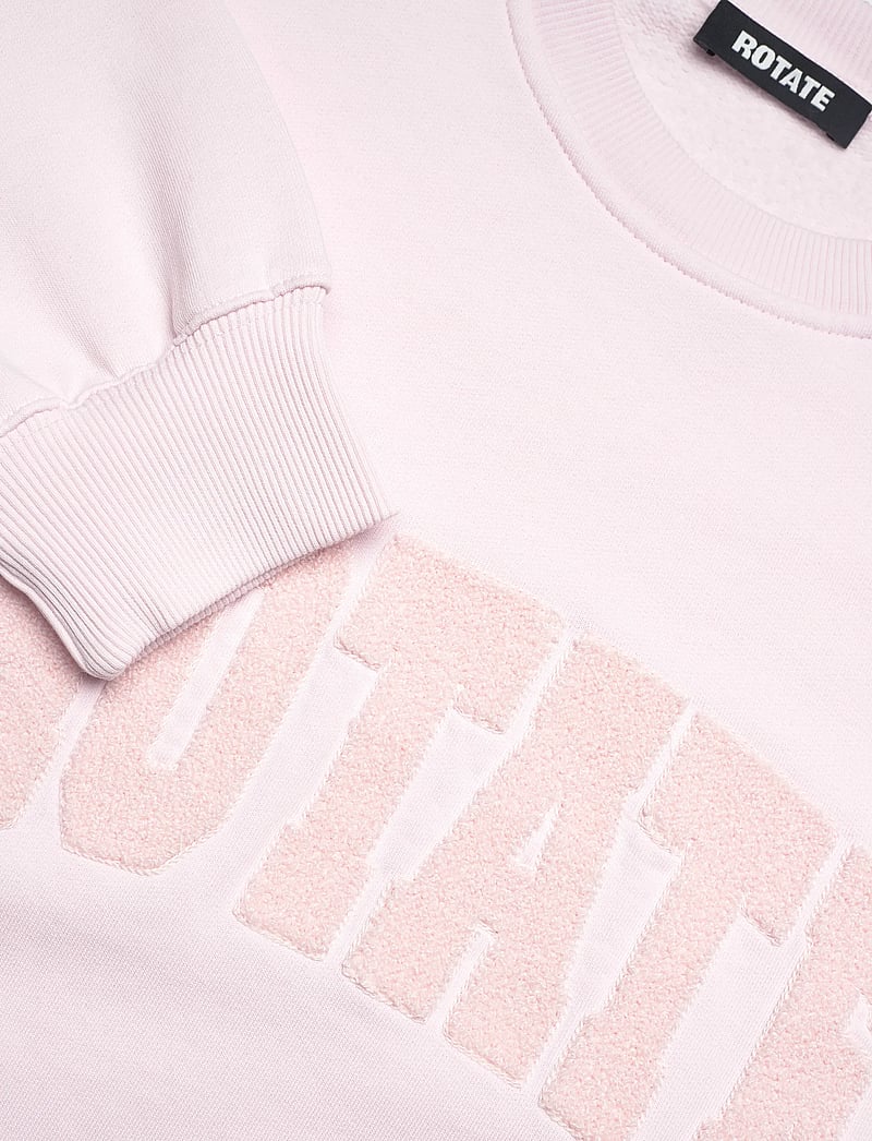 ROTATE Birger Christensen - Heavy Sweat Crewneck - sweatshirts & hoodies - orchid ice - 5