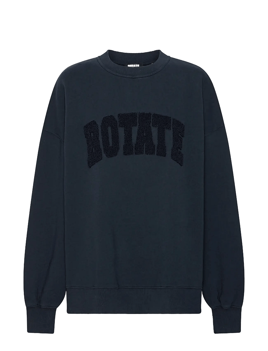 ROTATE Birger Christensen - HEAVY SWEAT CREWNECK - sweatshirts & hoodies - sky captain (dark blue) - 0