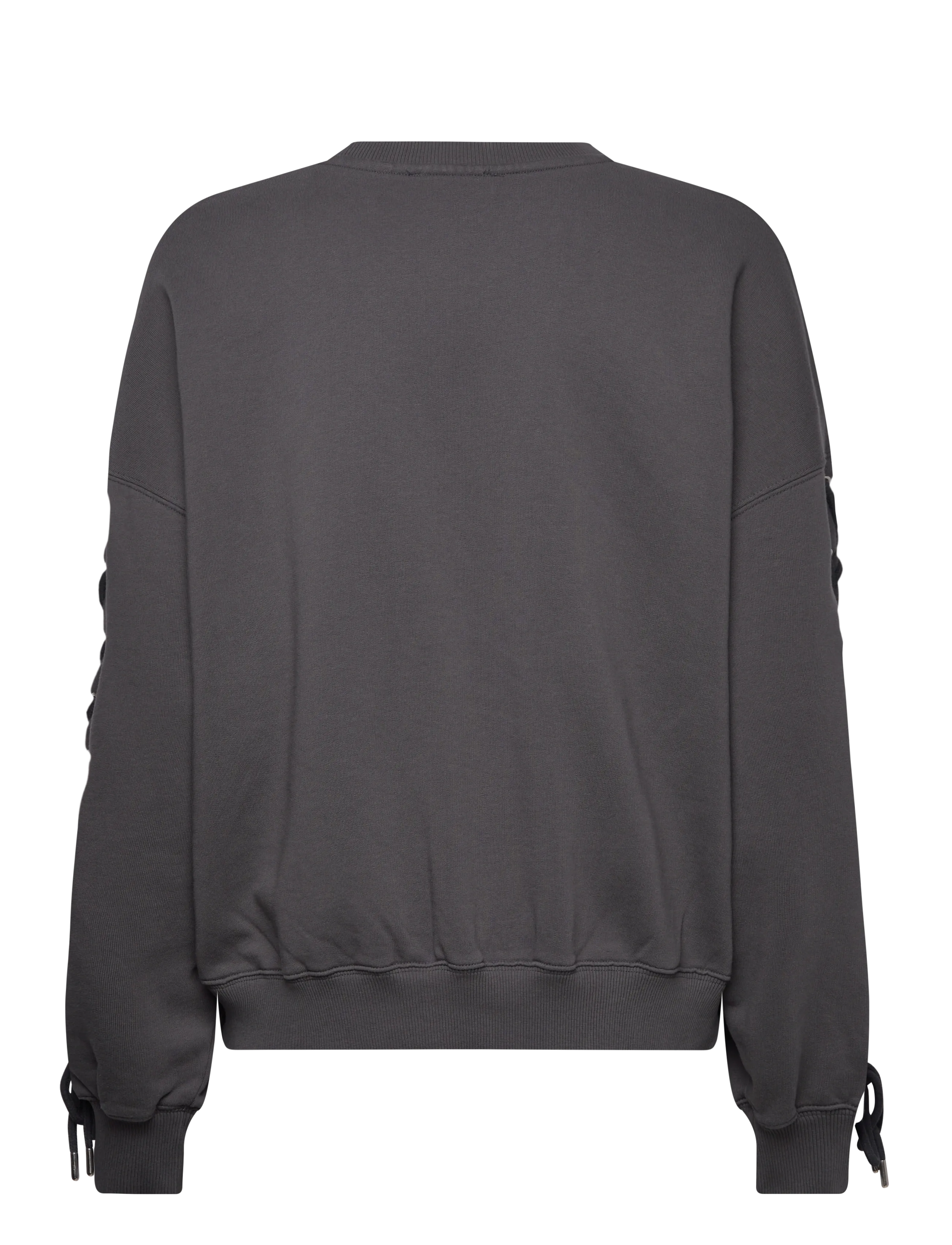 ROTATE Birger Christensen - LACING CREWNECK - sweatshirts & hoodies - gray pinstripe - 2