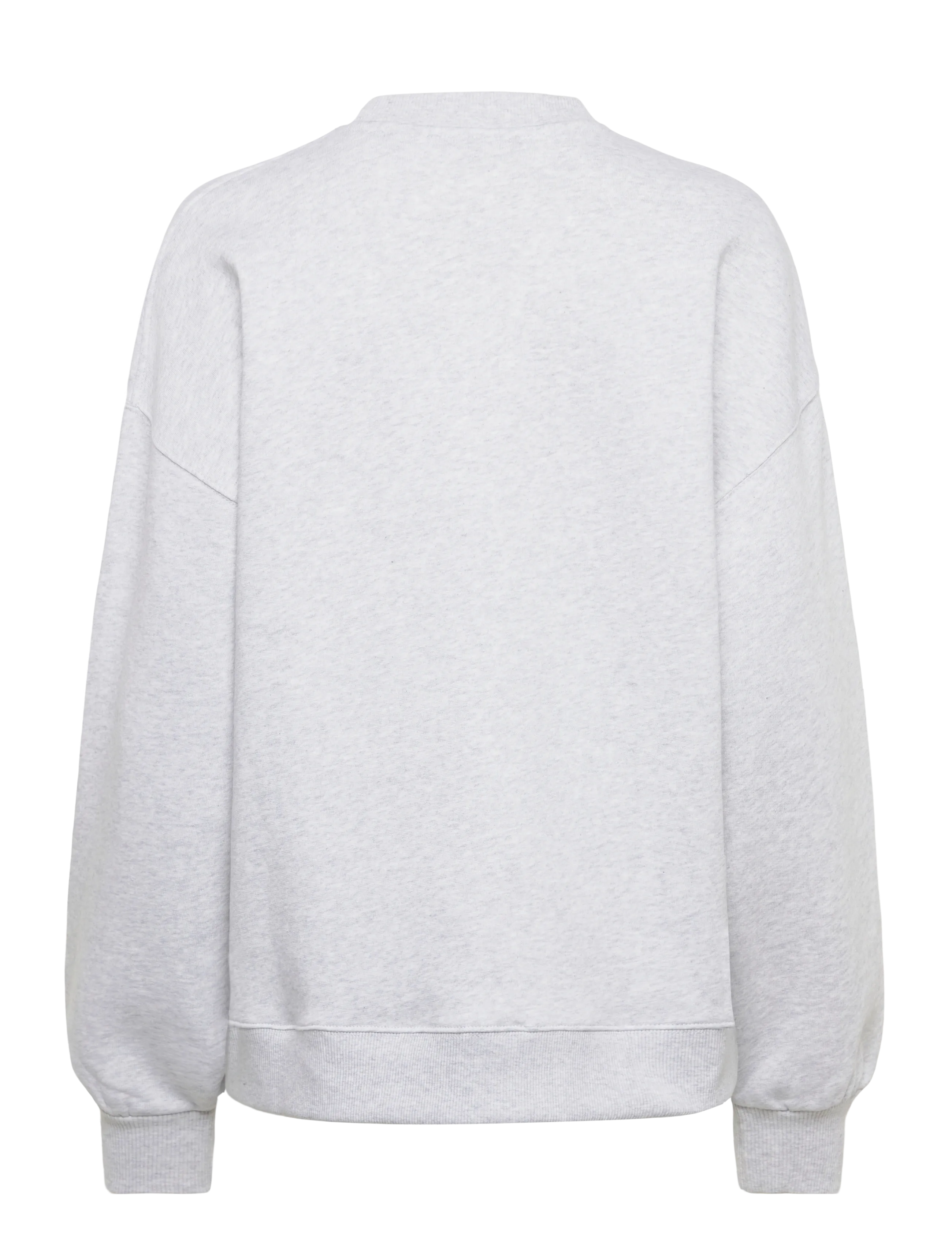 ROTATE Birger Christensen - HEAVY SWEAT CREWNECK - light grey melange - 1