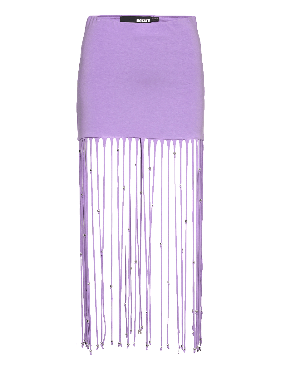 ROTATE Birger Christensen - Light Jersey Maxi Skirt - kurze röcke - fairy wren purple - 0