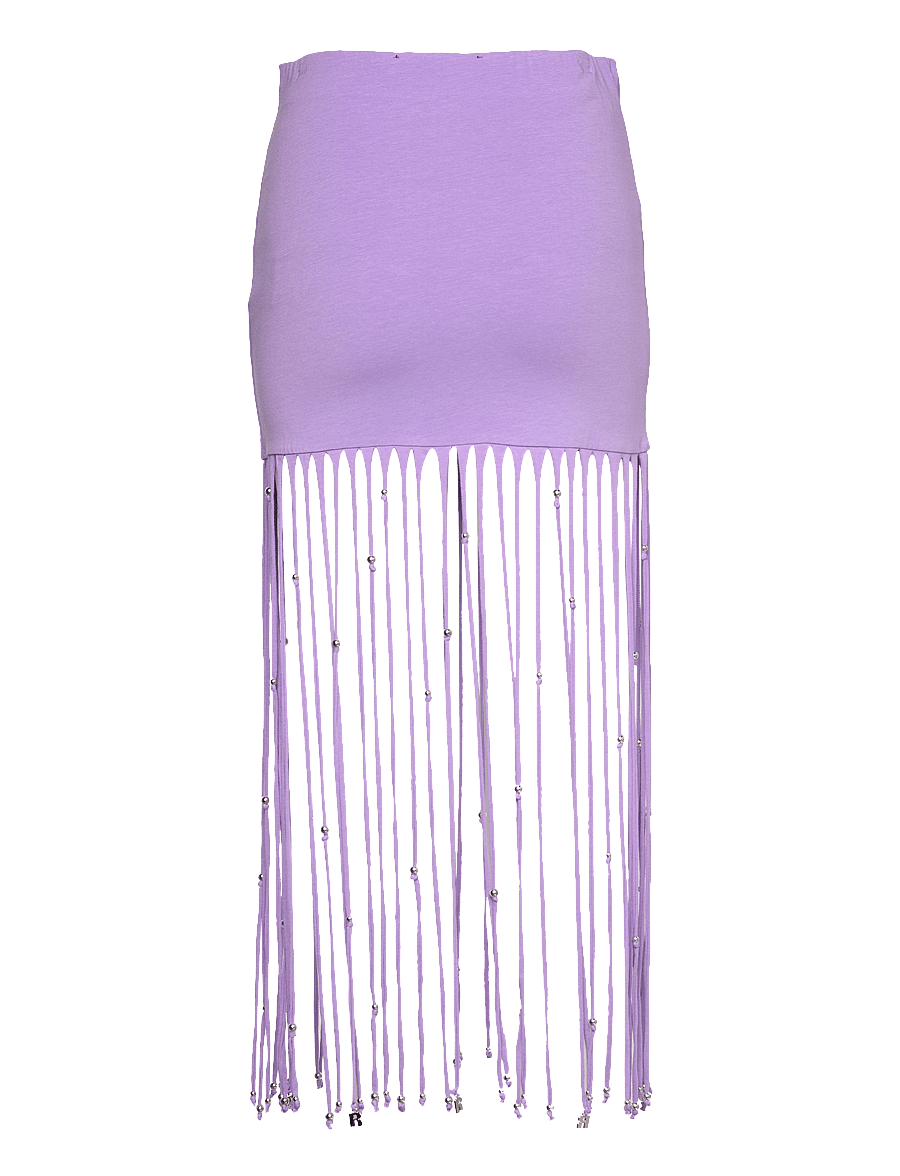 ROTATE Birger Christensen - Light Jersey Maxi Skirt - kurze röcke - fairy wren purple - 1