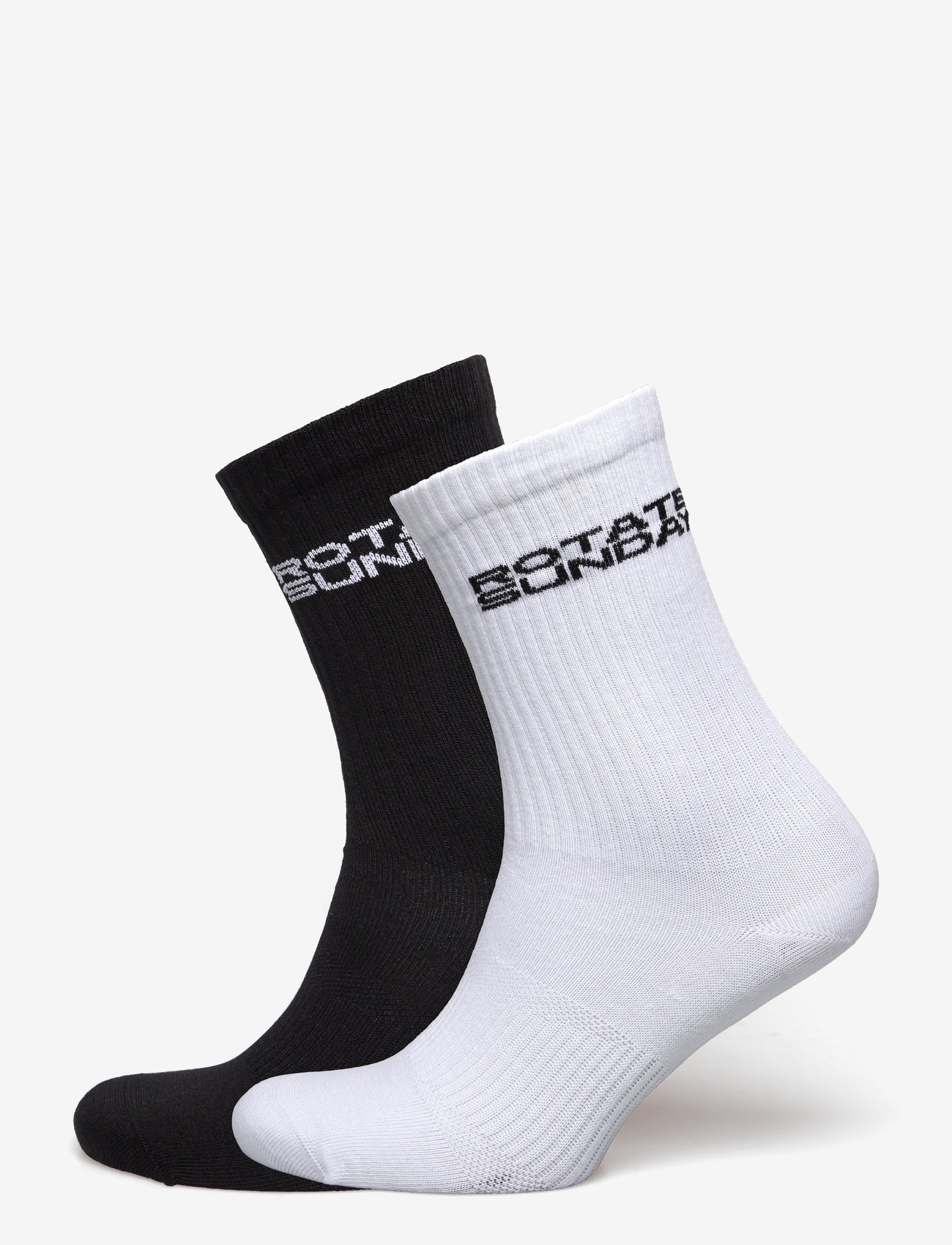 ROTATE Birger Christensen - Socks With Logo 2 Pack - black / bright white - 0