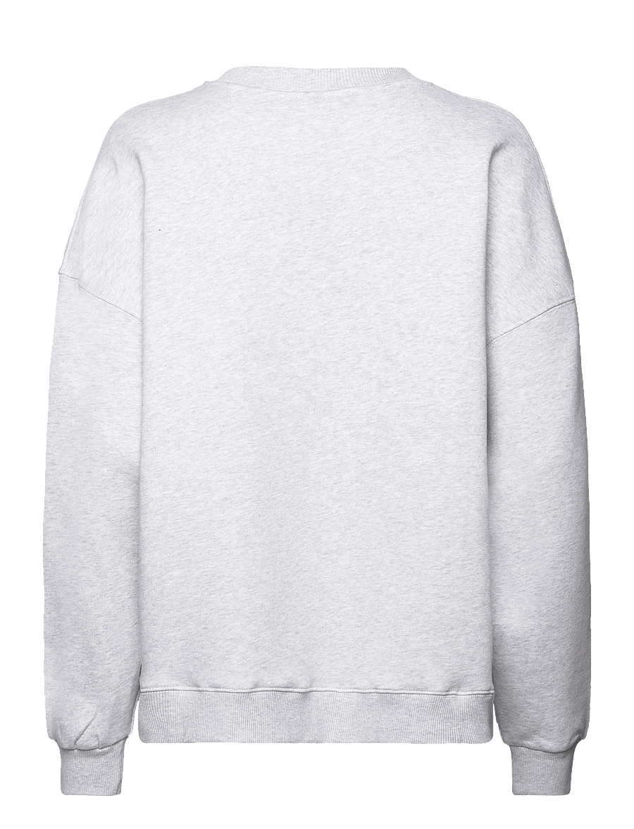 ROTATE Birger Christensen - Sweat Crewneck With Logo - light grey melange - 1