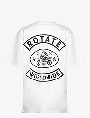 ROTATE Birger Christensen - Enzyme T-Shirt W. Logo - t-shirts - bright white - 1