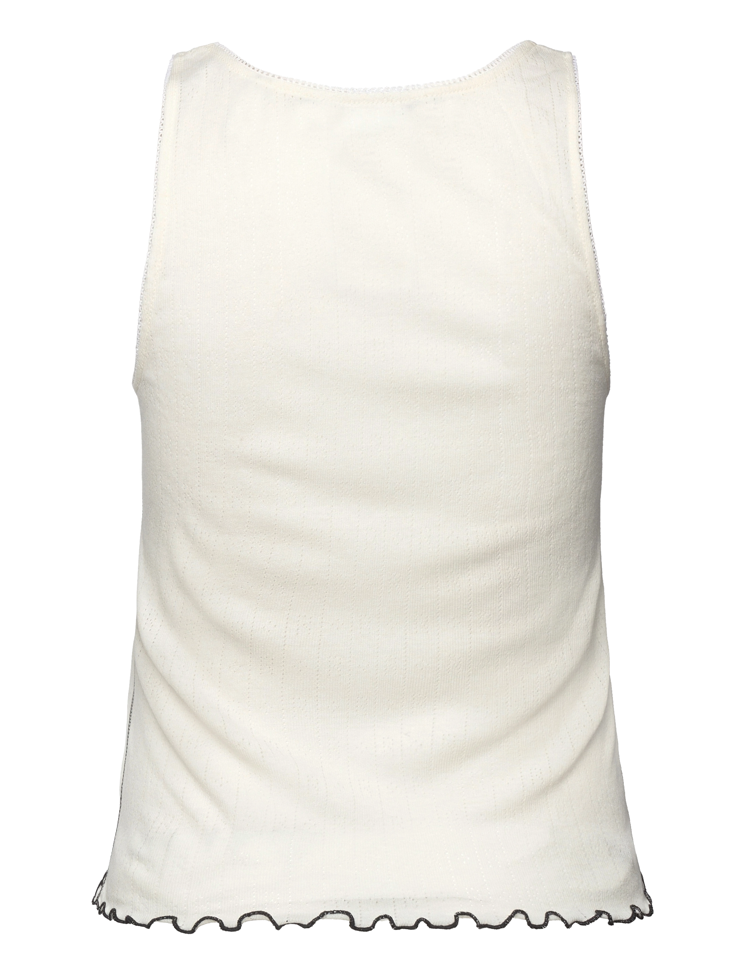 ROTATE Birger Christensen - Pointelle Tank Top - bright white - 1