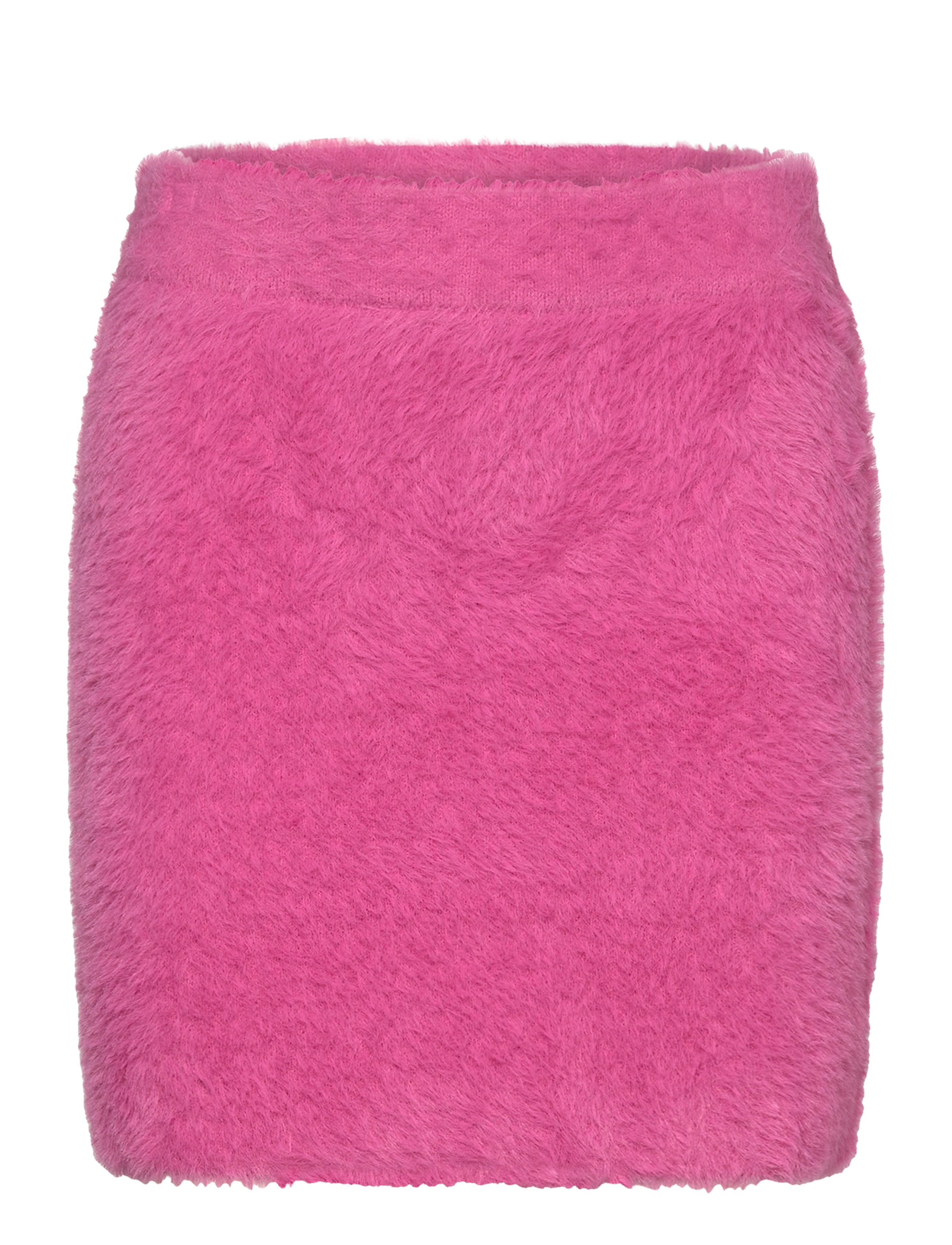 ROTATE Birger Christensen Printed Fluffy Knit Skirt - ROTATE Birger Christensen - IBIS ROSE / pink/rose