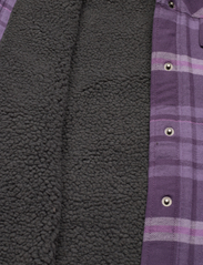 ROTATE Birger Christensen - Flannel Oversized Shirt - nordic style - vintage violet comb. - 8
