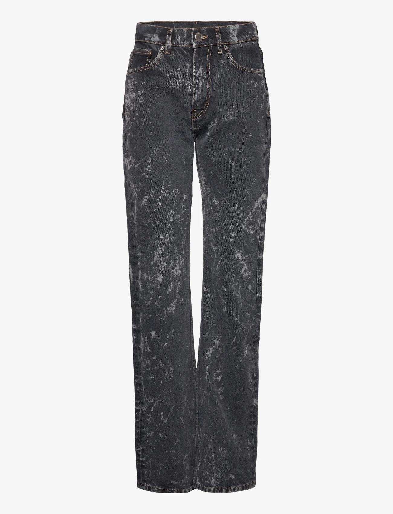 ROTATE Birger Christensen - Washed Twill Jeans - sirge säärega teksad - acid washed black - 0