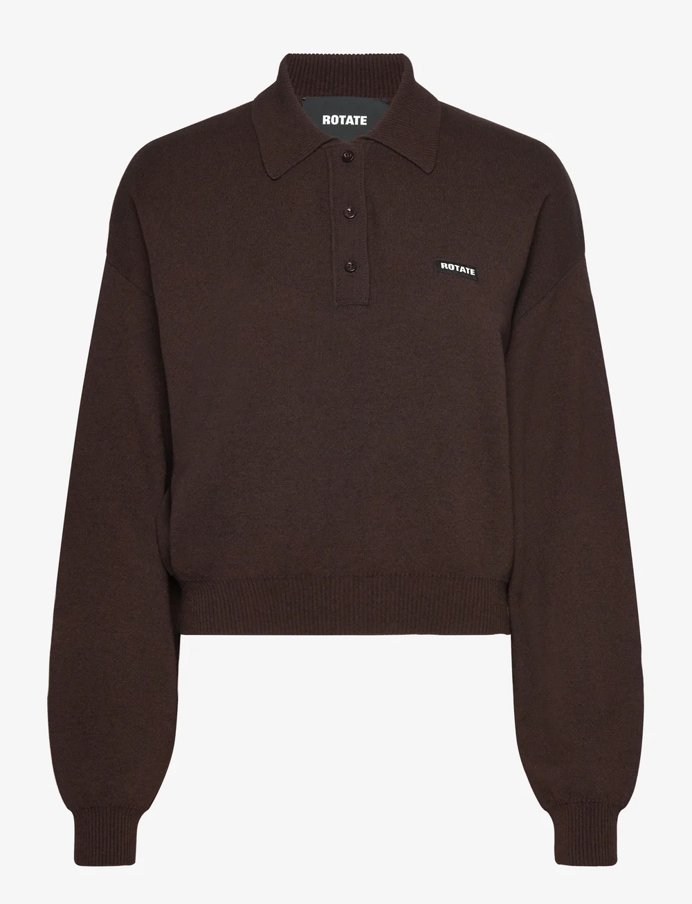 ROTATE Birger Christensen - SLINKY KNIT POLO - polosärgid - molÉ - 1