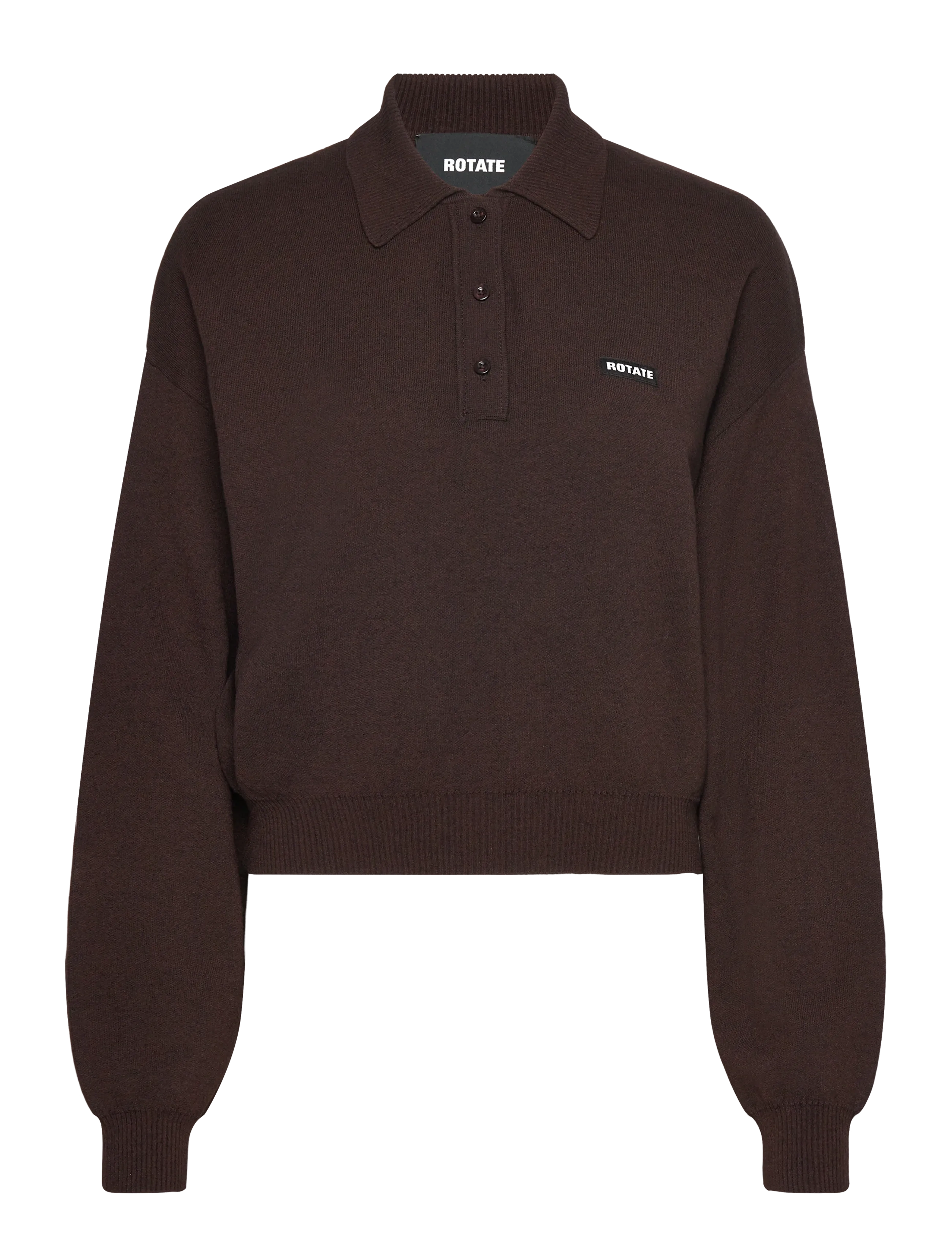 ROTATE Birger Christensen - SLINKY KNIT POLO - polo shirts - molÉ - 1