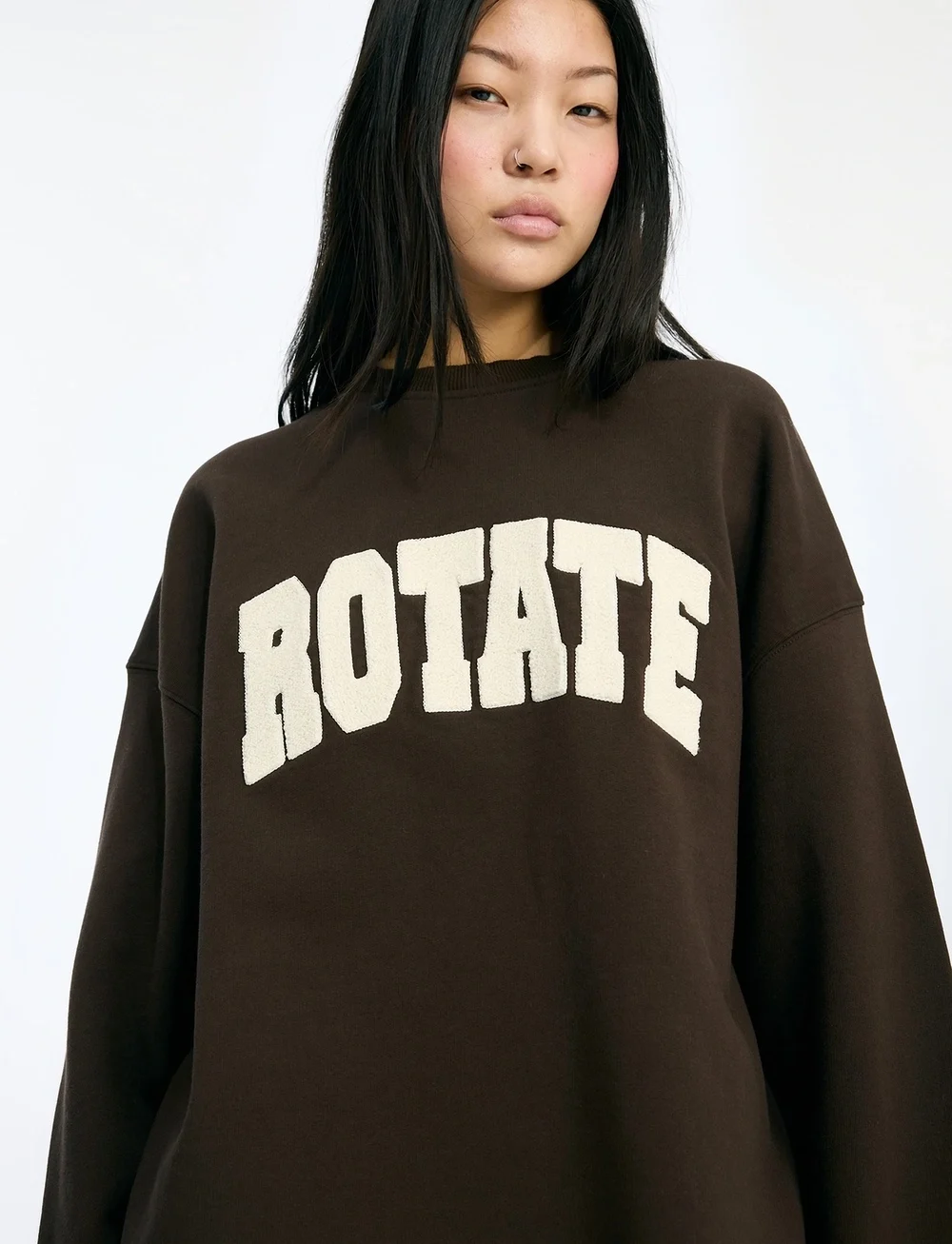 ROTATE Birger Christensen - HEAVY SWEAT CREWNECK - dressipluusid - molÉ - 4