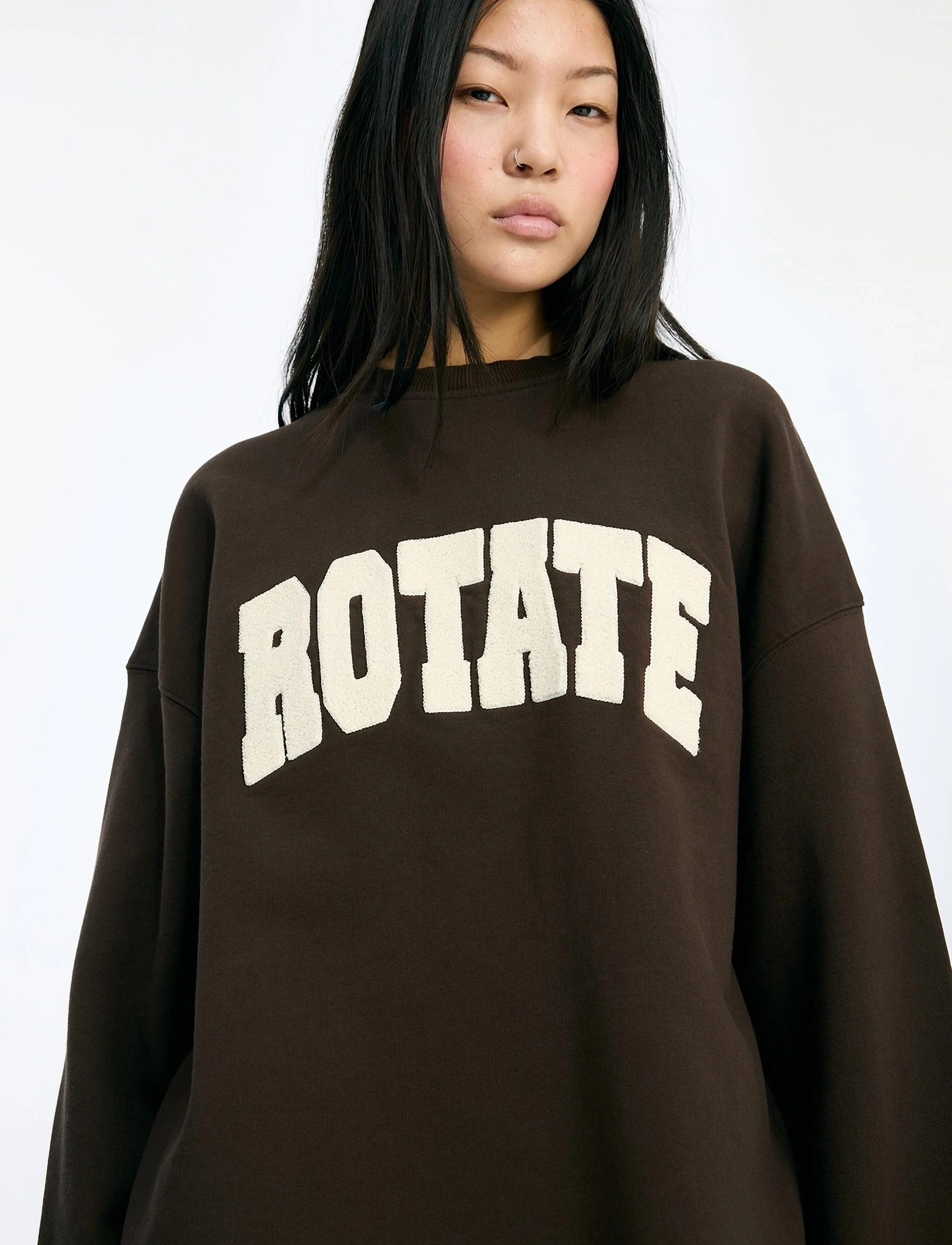 ROTATE Birger Christensen - HEAVY SWEAT CREWNECK - sweatshirts & hoodies - molÉ - 4