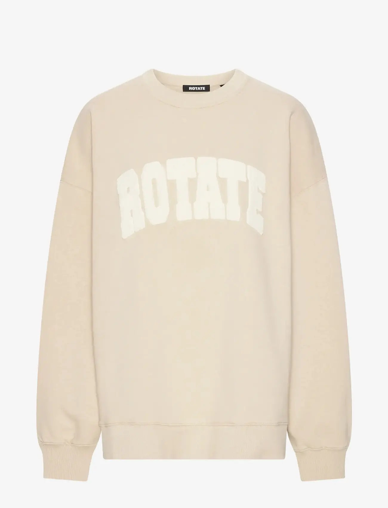 ROTATE Birger Christensen - HEAVY SWEAT CREWNECK - sweatshirts & hoodies - cement - 0