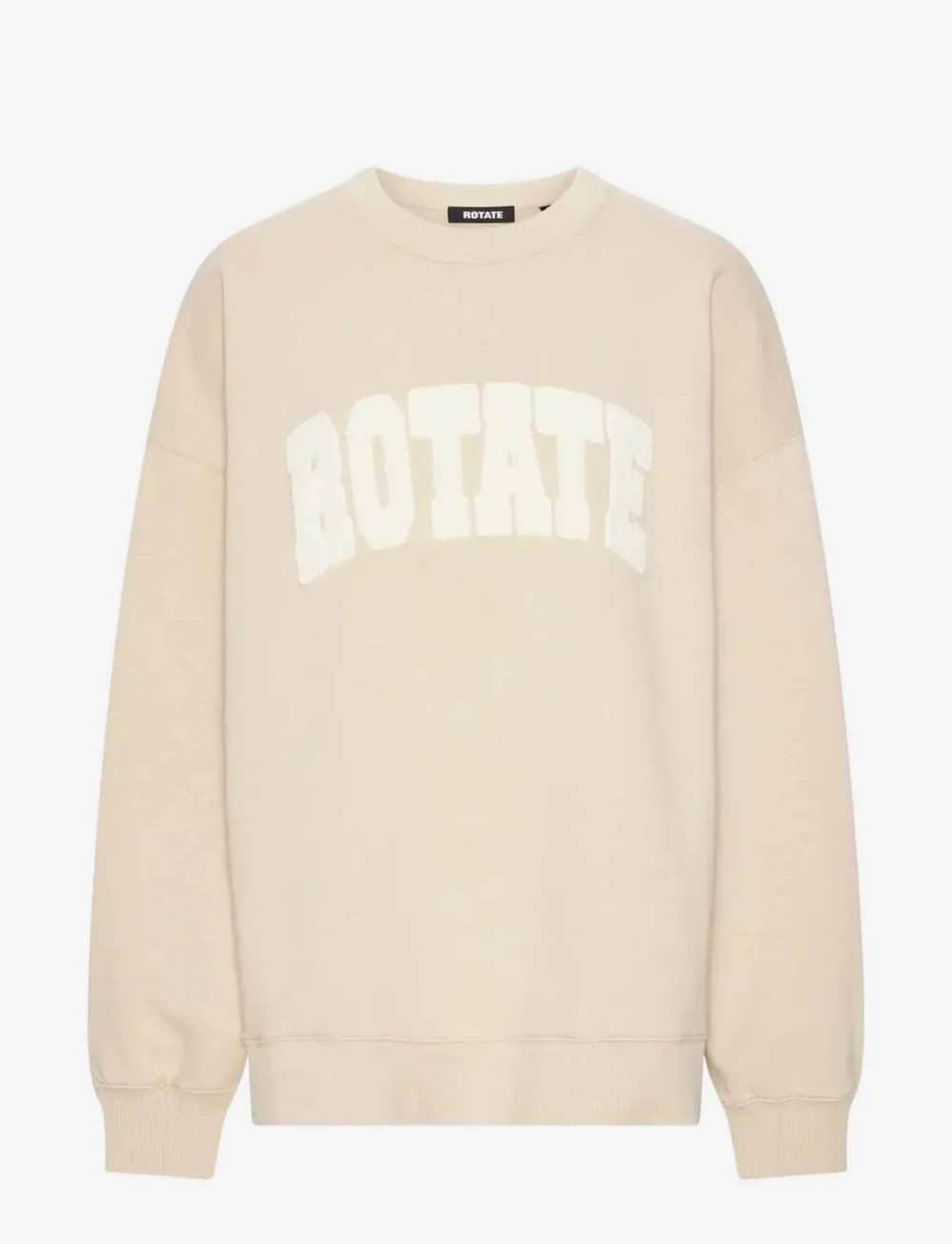 ROTATE Birger Christensen - HEAVY SWEAT CREWNECK - modetrender - cement - 0