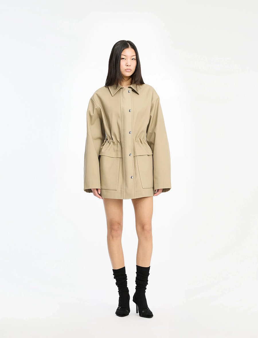 ROTATE Birger Christensen - HEAVY TWILL JACKET - utility-jacken - cornstalk - 0