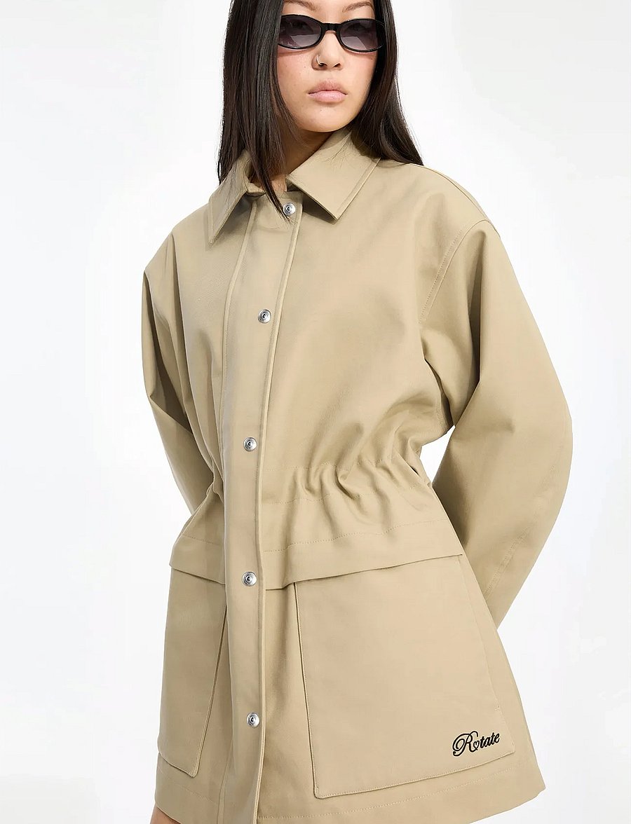 ROTATE Birger Christensen - HEAVY TWILL JACKET - utility-jacken - cornstalk - 4