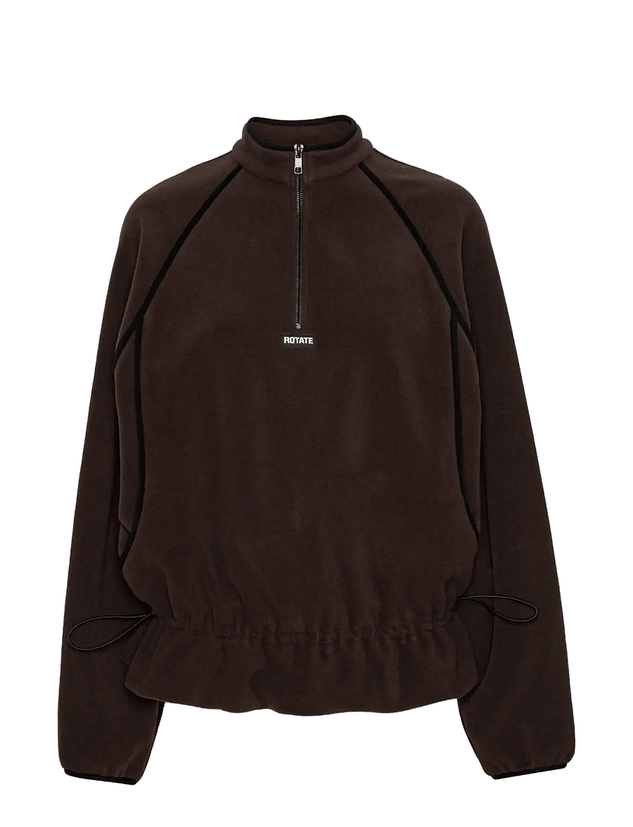 ROTATE Birger Christensen - Fleece Half Zip Jacket - molÉ - 1