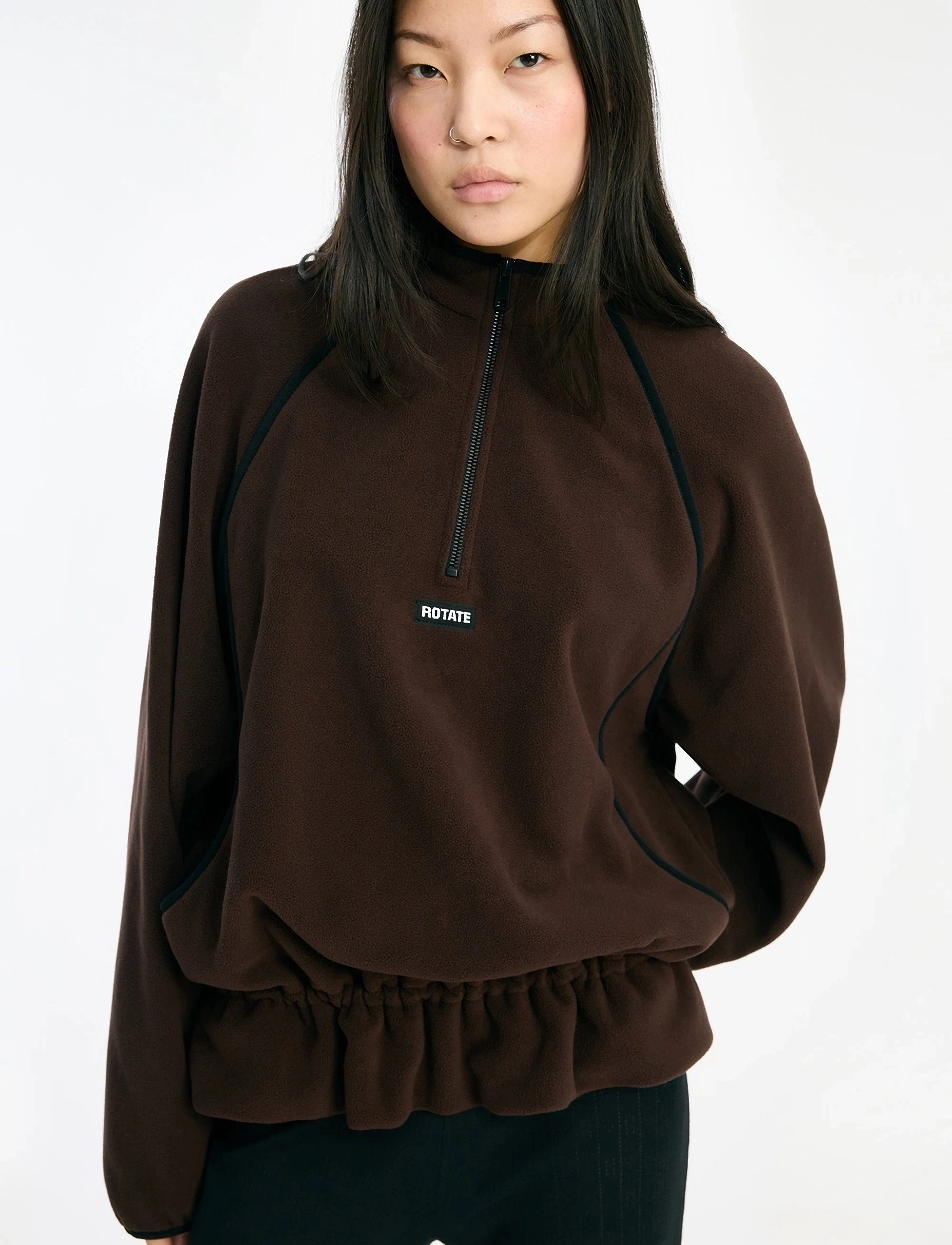 ROTATE Birger Christensen - Fleece Half Zip Jacket - molÉ - 4