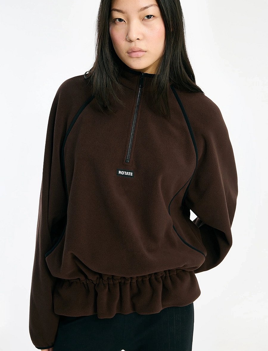 ROTATE Birger Christensen - Fleece Half Zip Jacket - molÉ - 4