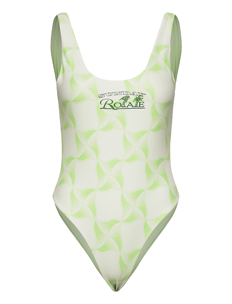 ROTATE Birger Christensen - Cismione Bathing Suit - trikood - paradise green comb. - 0