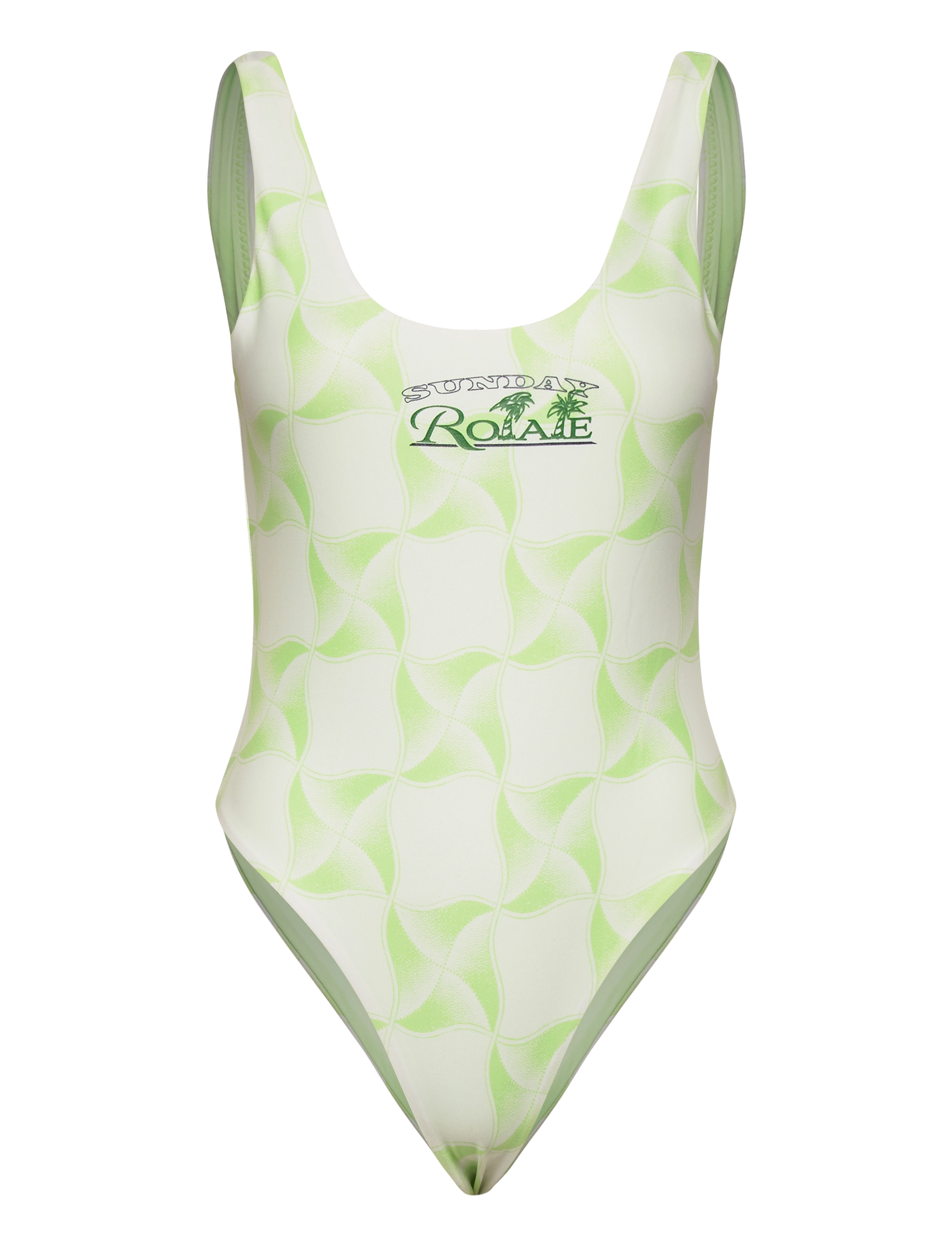 ROTATE Birger Christensen Cismione Bathing Suit - Bademode - PARADISE GREEN COMB. / green