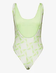 ROTATE Birger Christensen - Cismione Bathing Suit - badedragter - paradise green comb. - 1