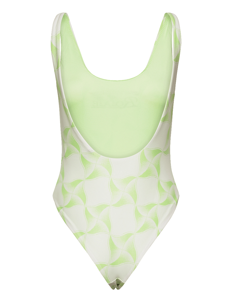 ROTATE Birger Christensen - Cismione Bathing Suit - baddräkter - paradise green comb. - 1