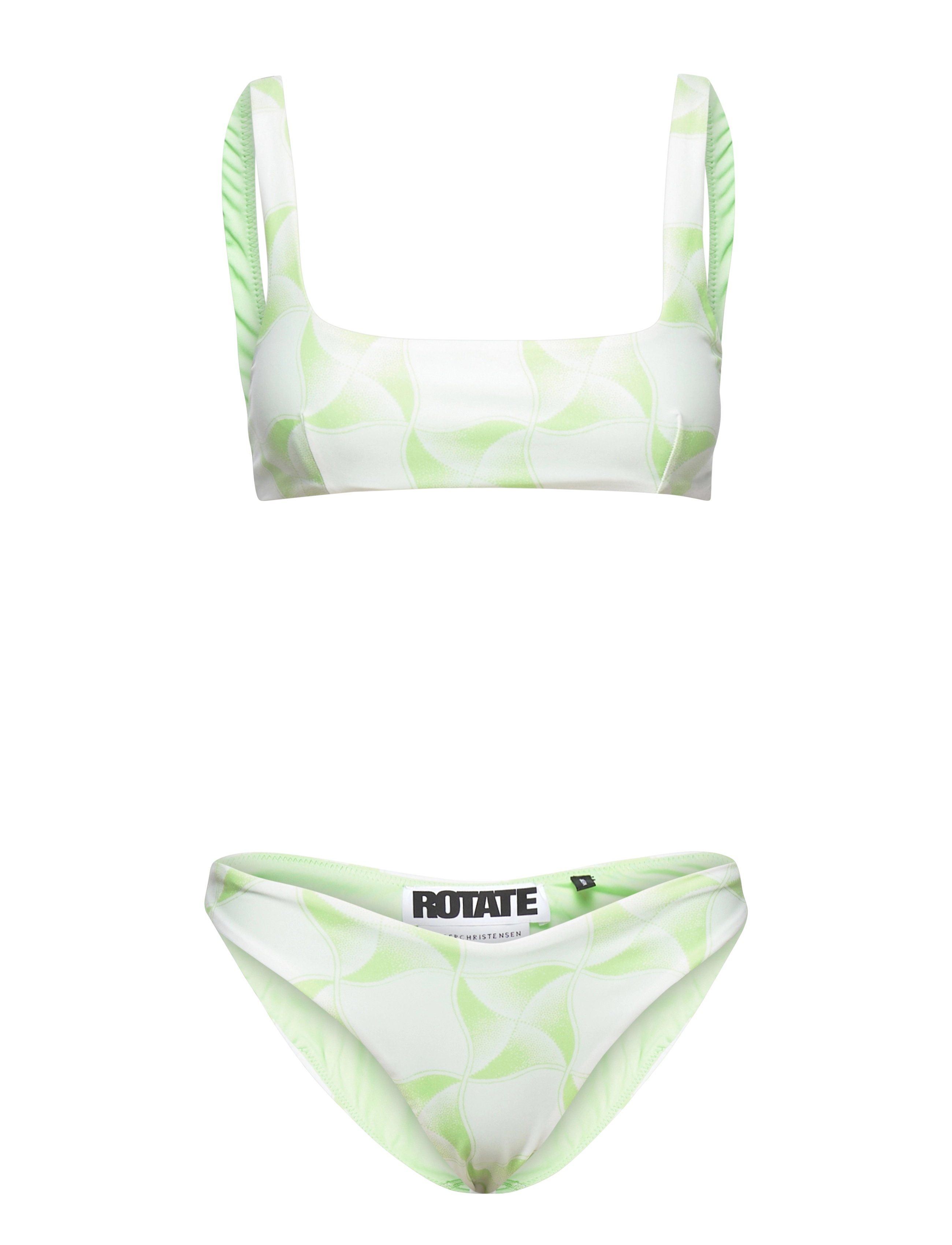 ROTATE Birger Christensen Pearla Bikini - Bikini sæt - PARADISE GREEN COMB. / green