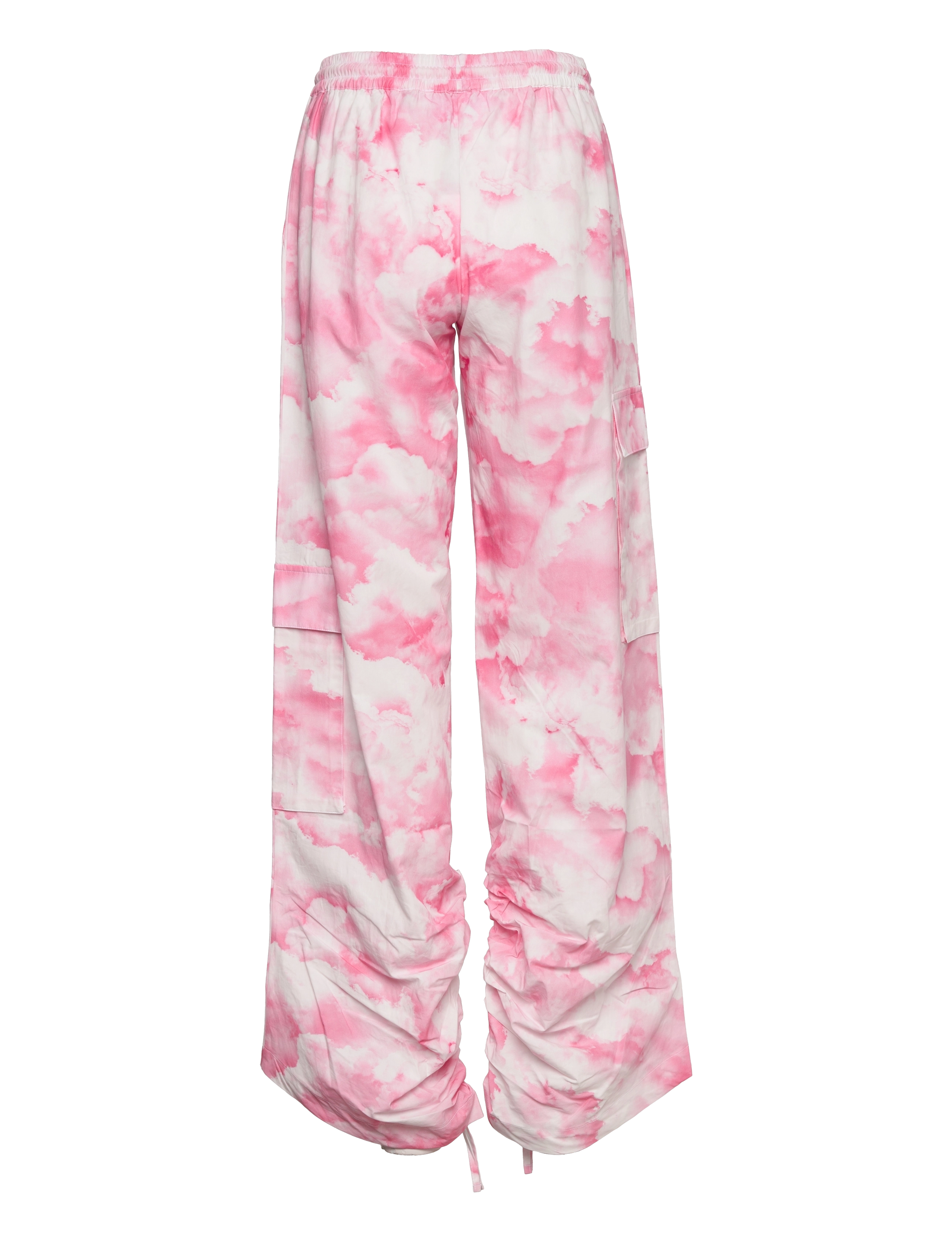 ROTATE Birger Christensen - Silla Pants - hosen mit weitem bein - begonia pink comb. - 1