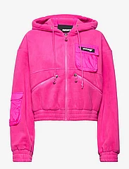 ROTATE Birger Christensen - Dracyyy Teddy Jacket - sweatshirts & hoodies - pink glow - 0