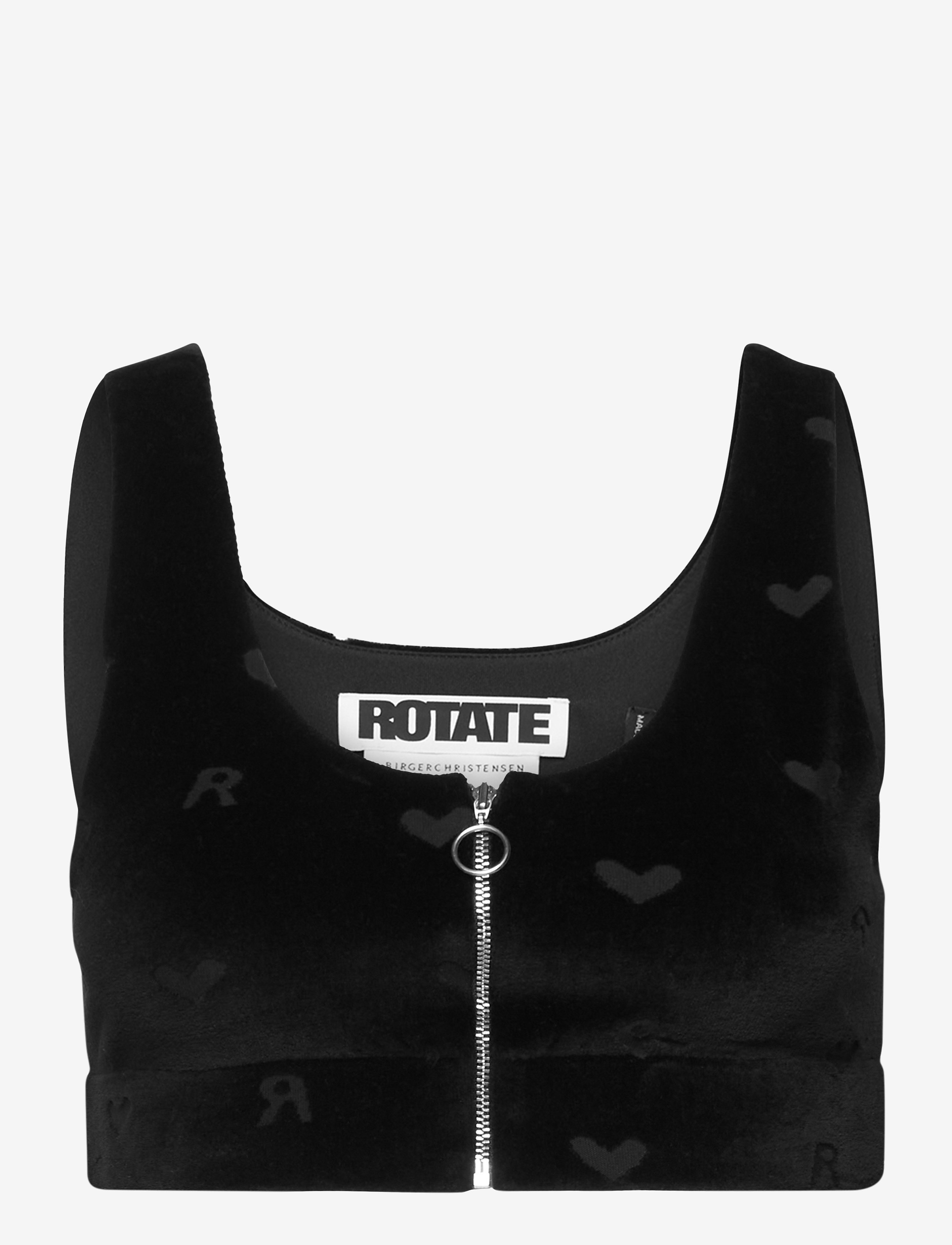 ROTATE Birger Christensen Kelly Top - ROTATE Birger Christensen - BLACK / black