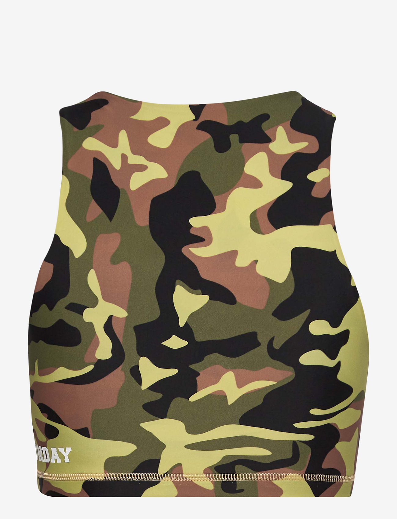 ROTATE Birger Christensen - Missy Top - crop tops - olivine combination - 2