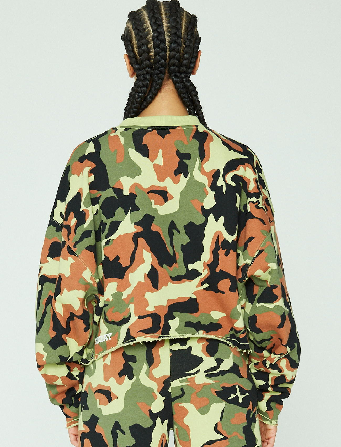 ROTATE Birger Christensen - Valerie Sweatshirt - moetrendid - olivine combination - 3