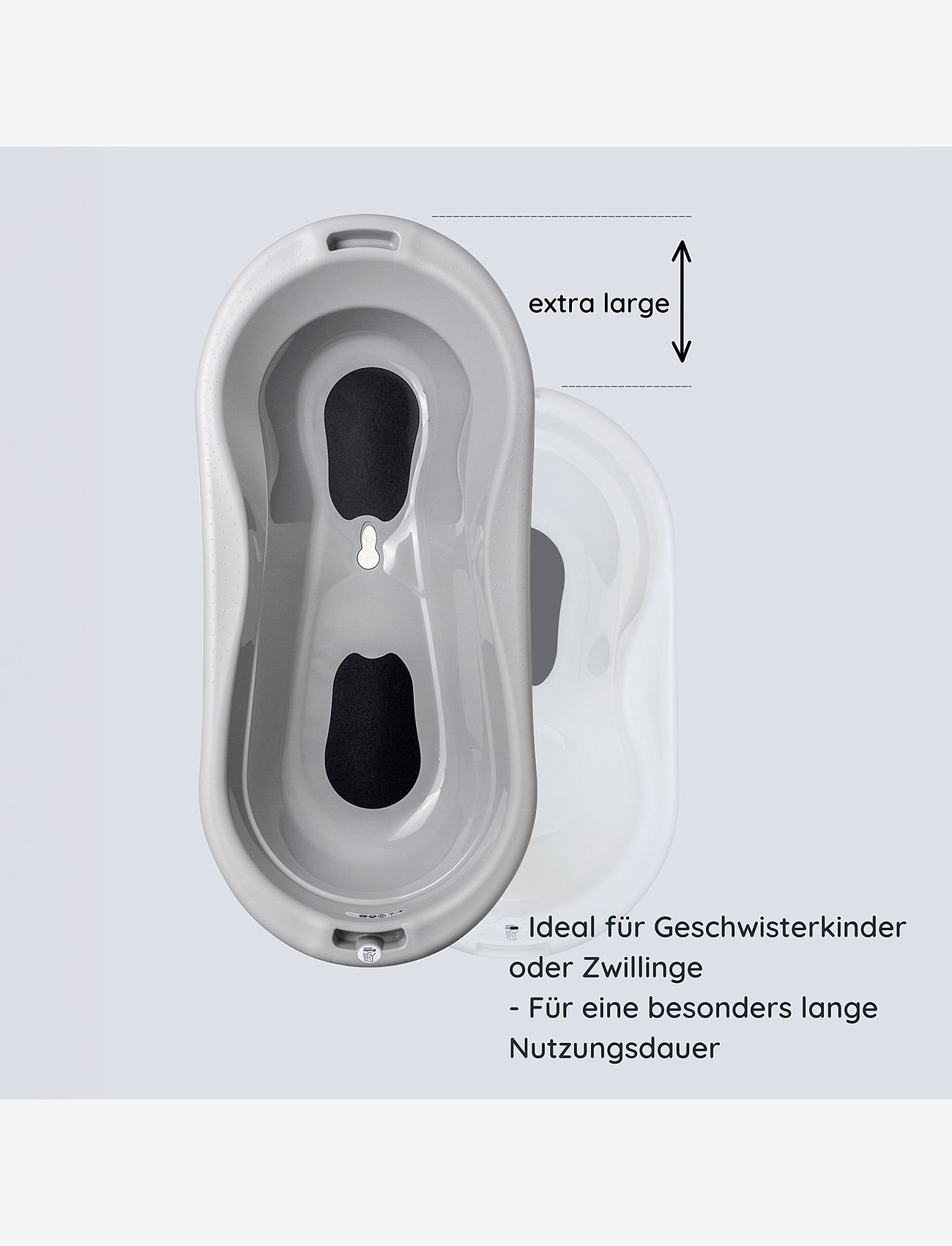 ROTHO - TOP Xtra Bath - stone grey - 1