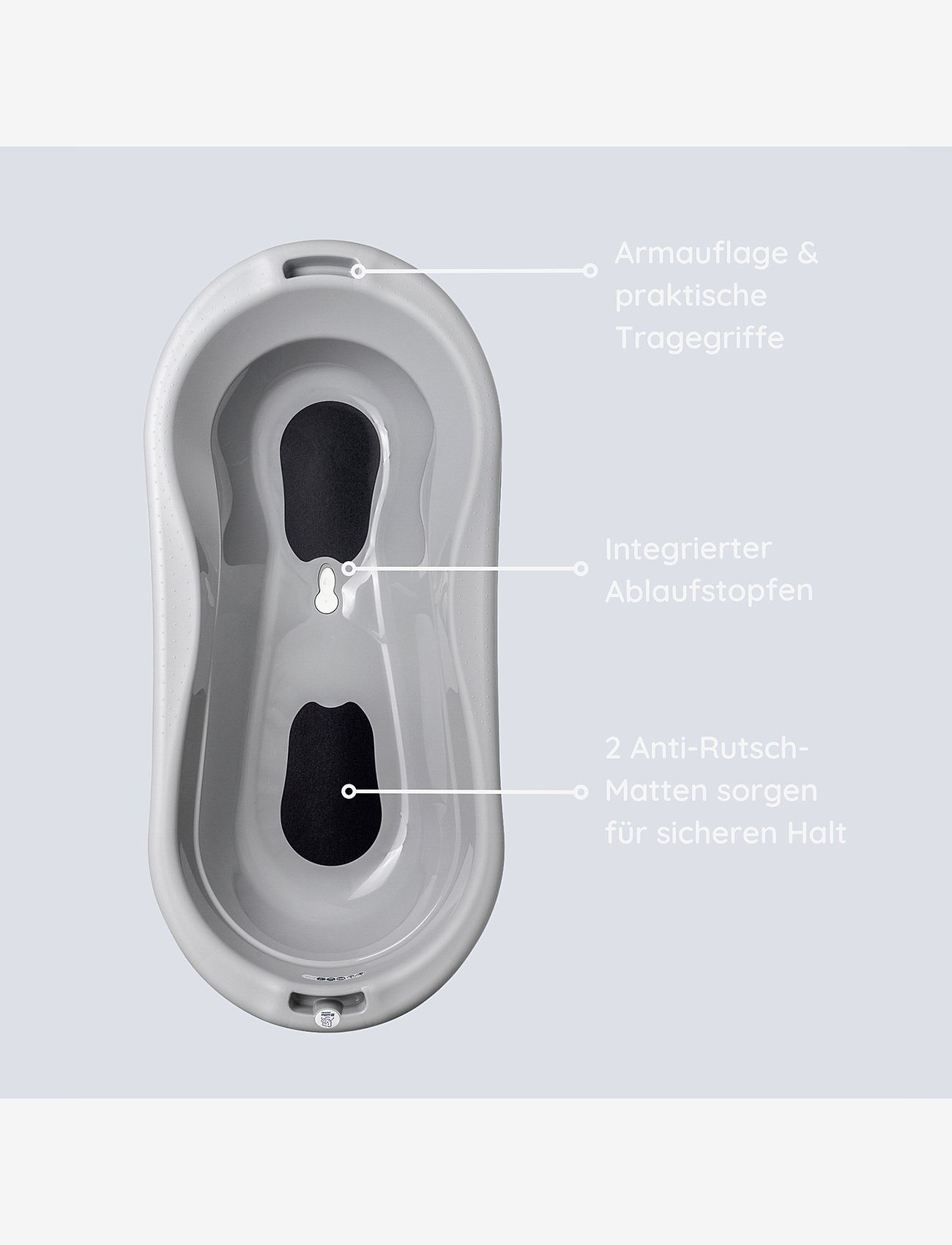 ROTHO - TOP Xtra Bath - stone grey - 2