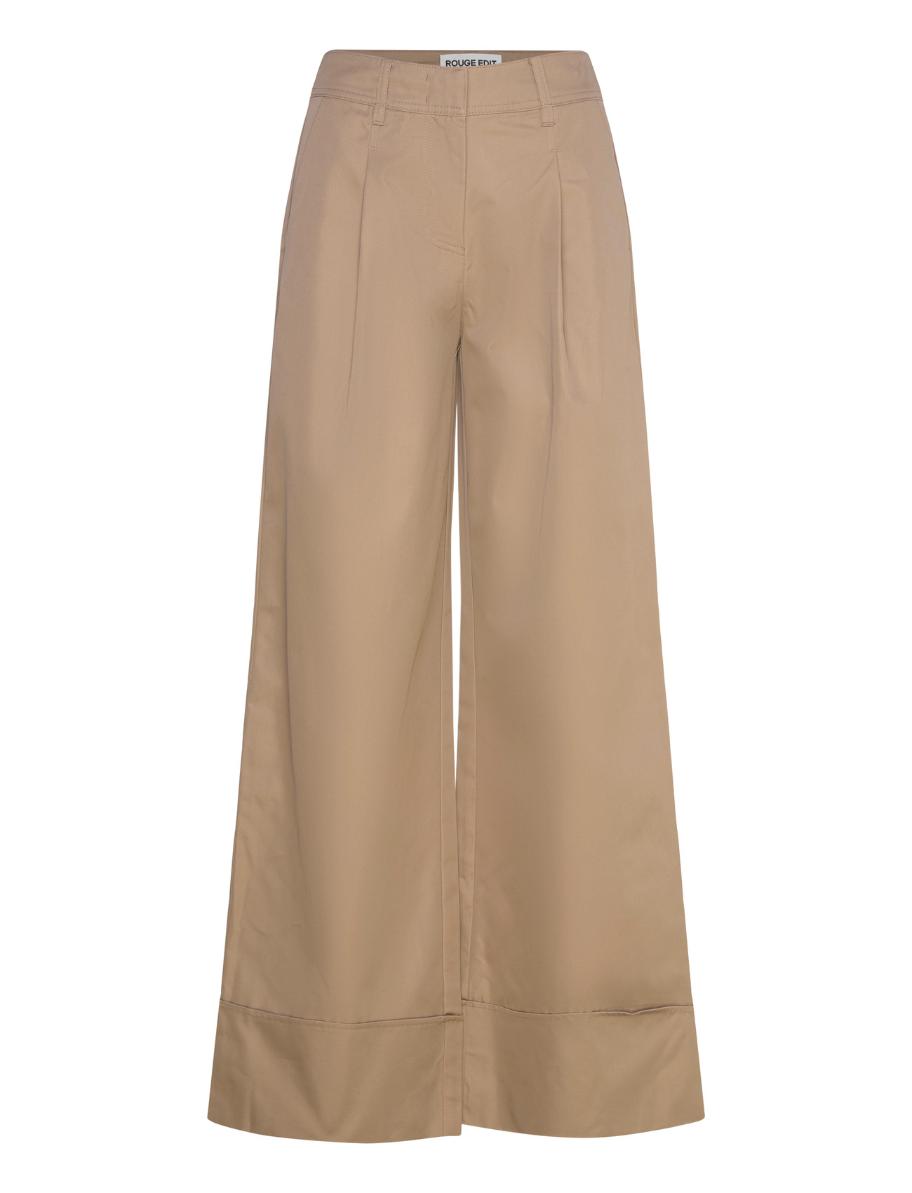 ROUGE EDIT Roufrancie Rw Wf F/L Trouser/2 - Beige - 34 2