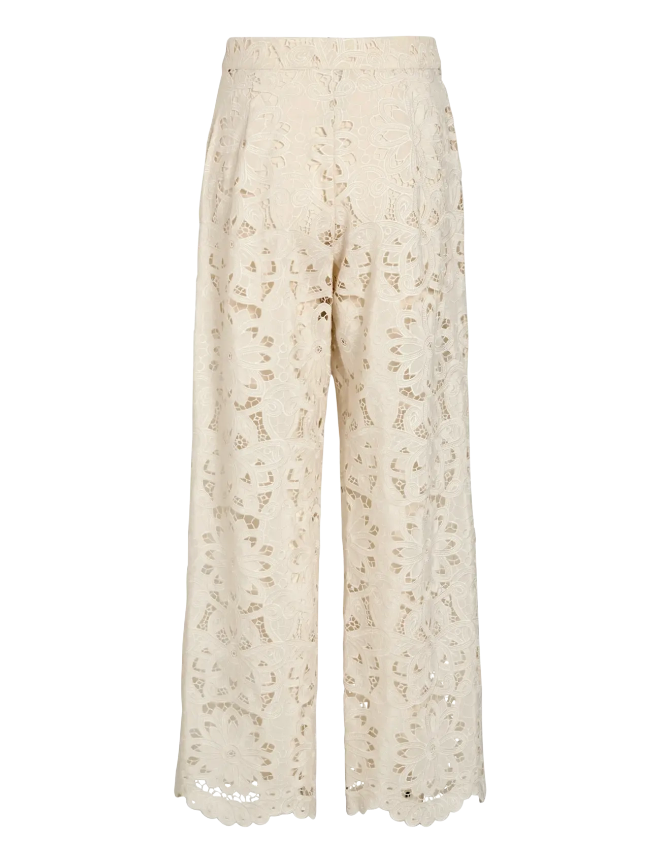 ROUGE EDIT - ROUEMORY HW F/L W/F PANTS/1 - tiesaus kirpimo kelnės - birch - 2