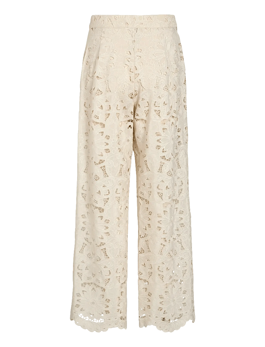 ROUGE EDIT - ROUEMORY HW F/L W/F PANTS/1 - tiesaus kirpimo kelnės - birch - 2