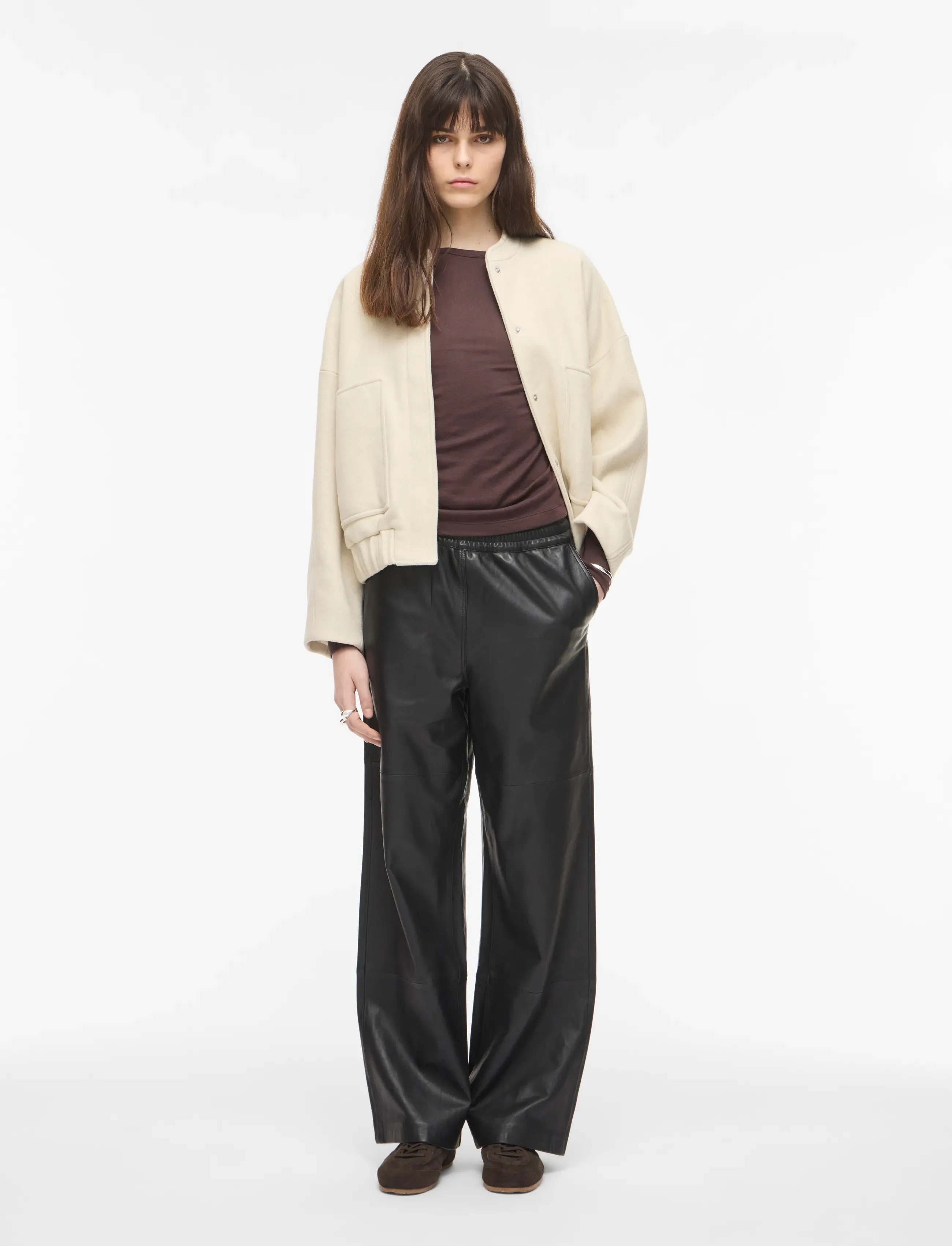 ROUGE EDIT - ROUNELLIE L/S BOMBER JACKET/1 - bomberjakid - birch - 4