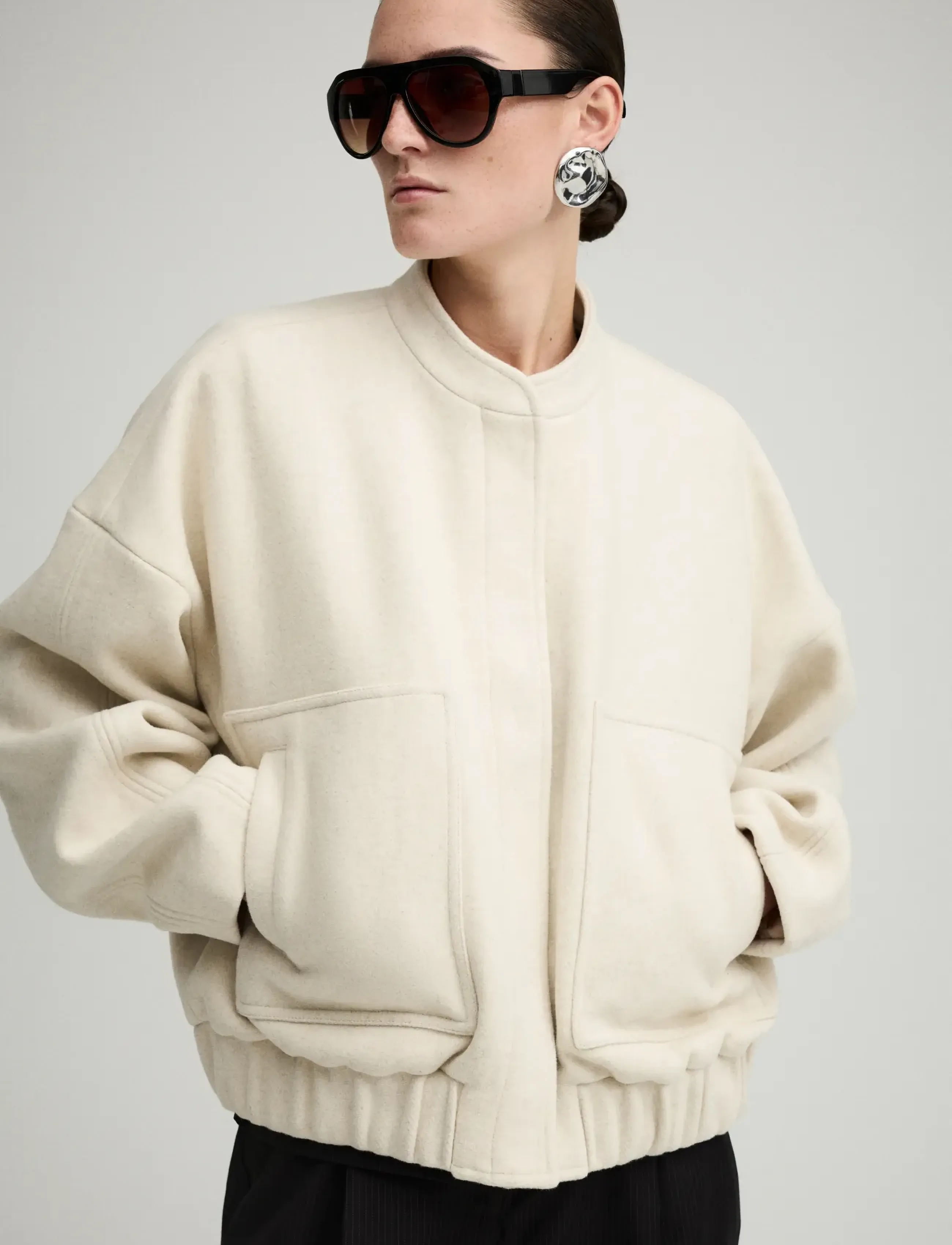 ROUGE EDIT Rounellie L/S Bomber Jacket/1 bomberjackor dam – bild 5
