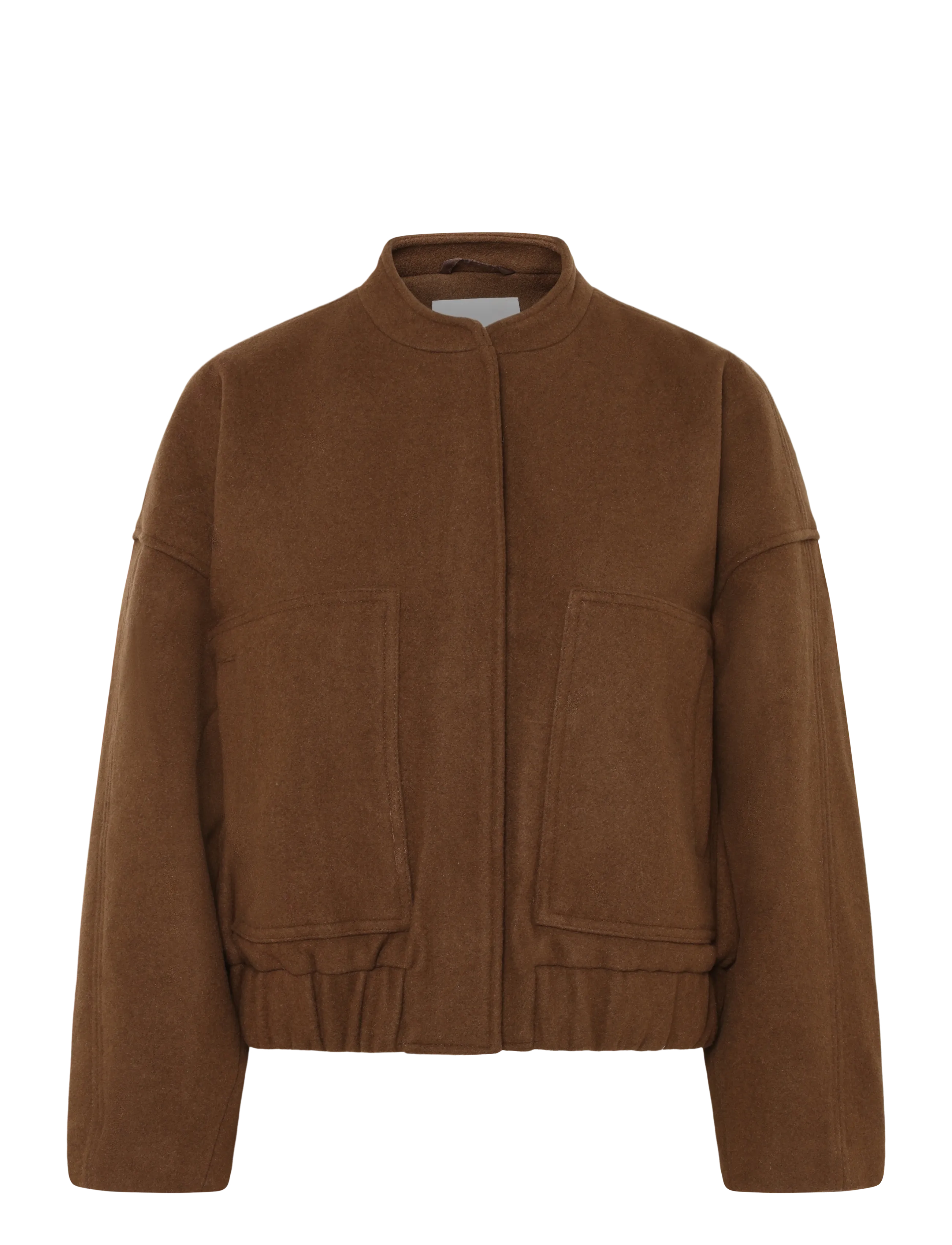 ROUGE EDIT ROUNELLIE L/S BOMBER JACKET/1 - Modetrends - COFFEE LIQUEÚR / brown