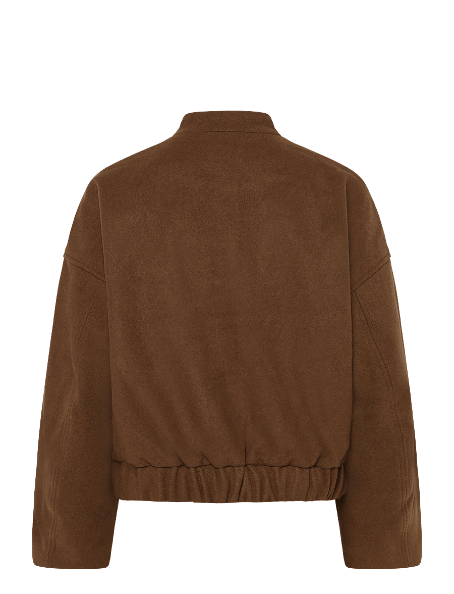 ROUGE EDIT - ROUNELLIE L/S BOMBER JACKET/1 - bomberjacken - coffee liqueÚr - 1