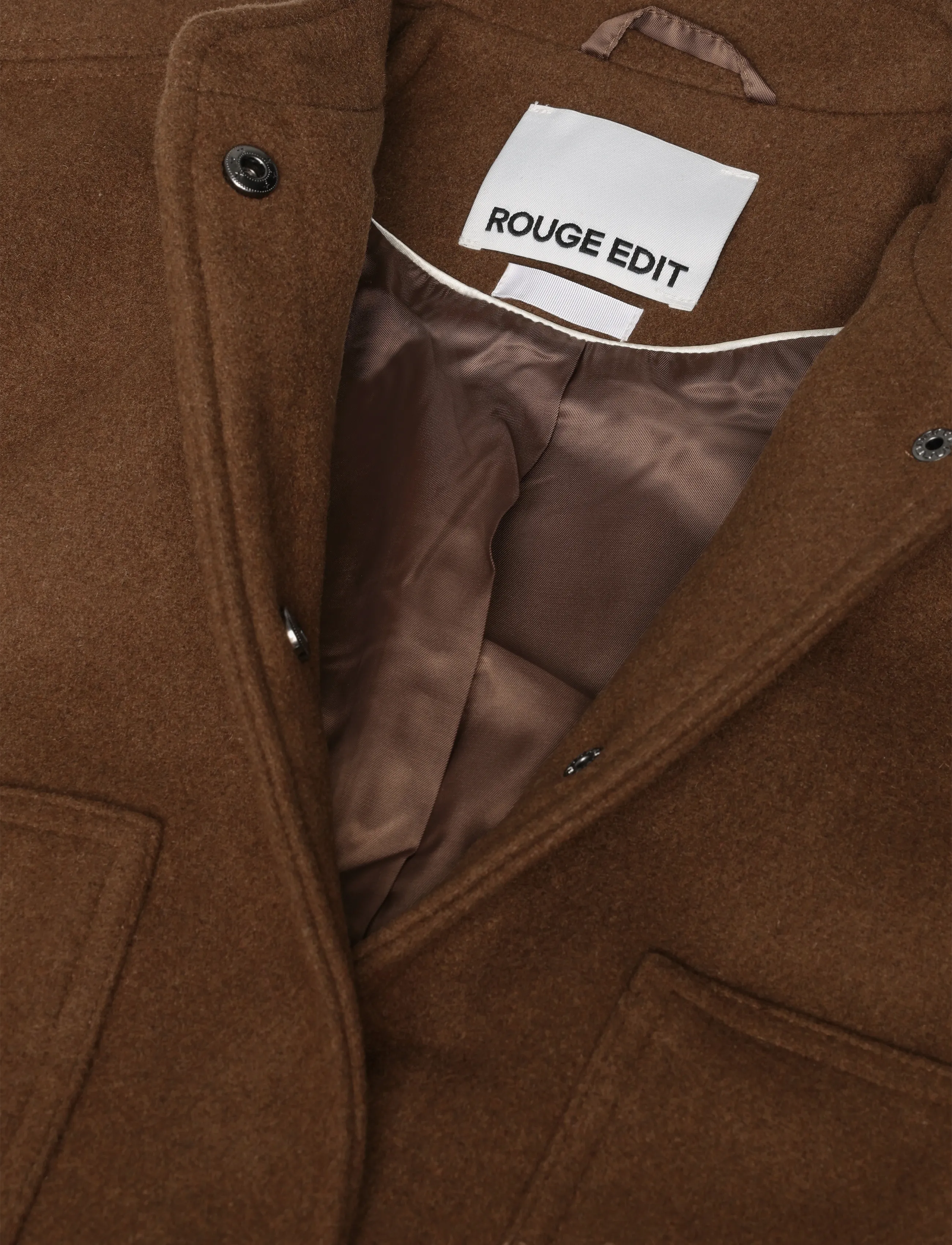 ROUGE EDIT - ROUNELLIE L/S BOMBER JACKET/1 - bomberjacken - coffee liqueÚr - 2