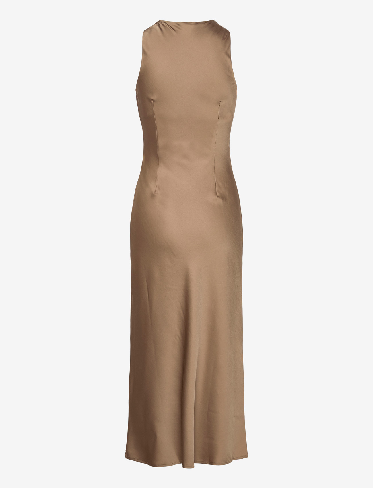 ROUGE EDIT - ROUSHYRAS S/L MIDI DRESS/2 - midi kjoler - petrified oak - 2