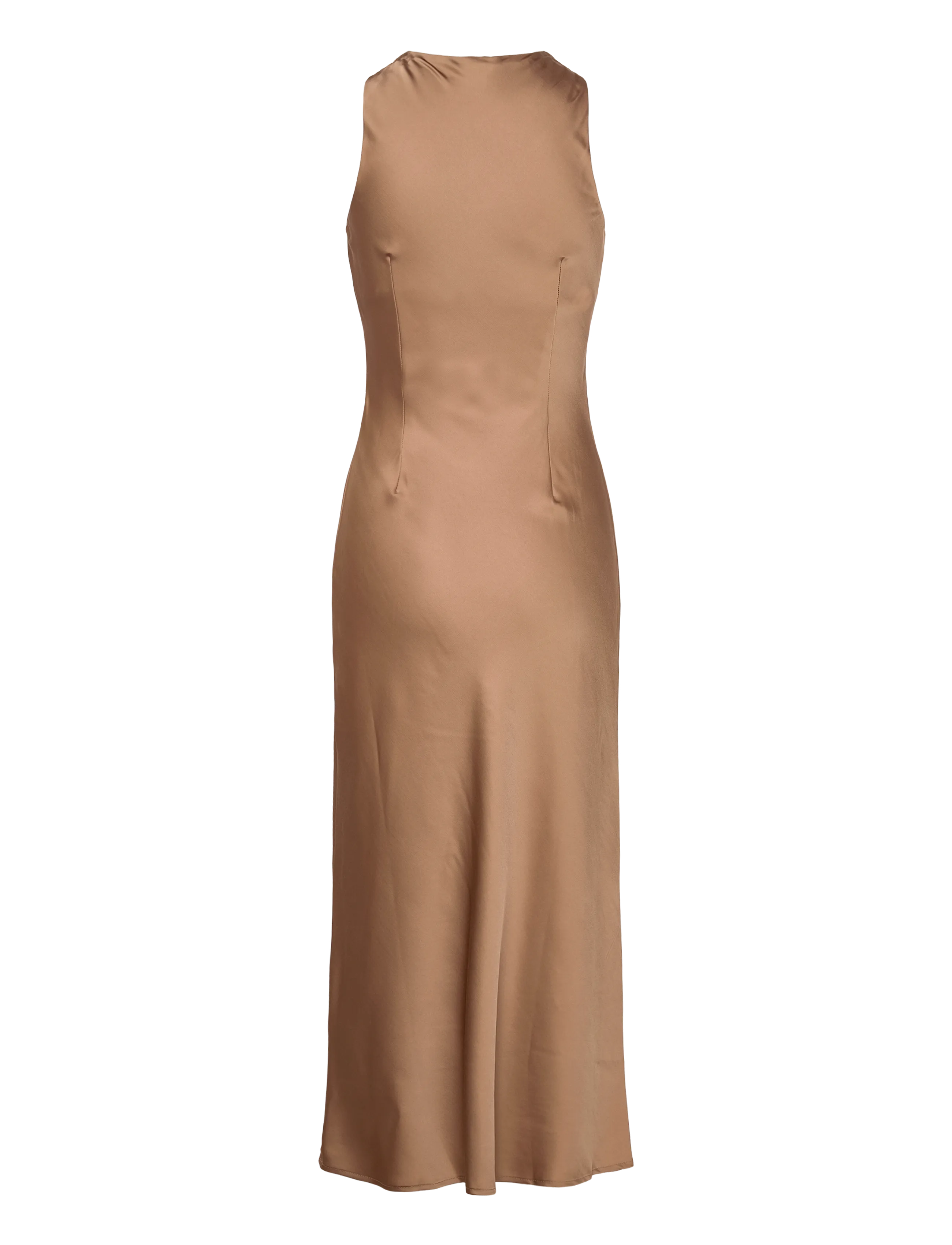 ROUGE EDIT - ROUSHYRAS S/L MIDI DRESS/2 - midi kjoler - petrified oak - 2