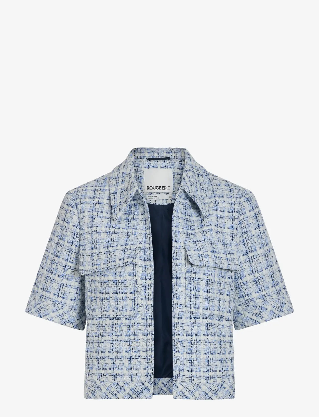 ROUGE EDIT - ROUNANTES 2/4 SHORT BLAZER - blazers courts - little boy blue - 1