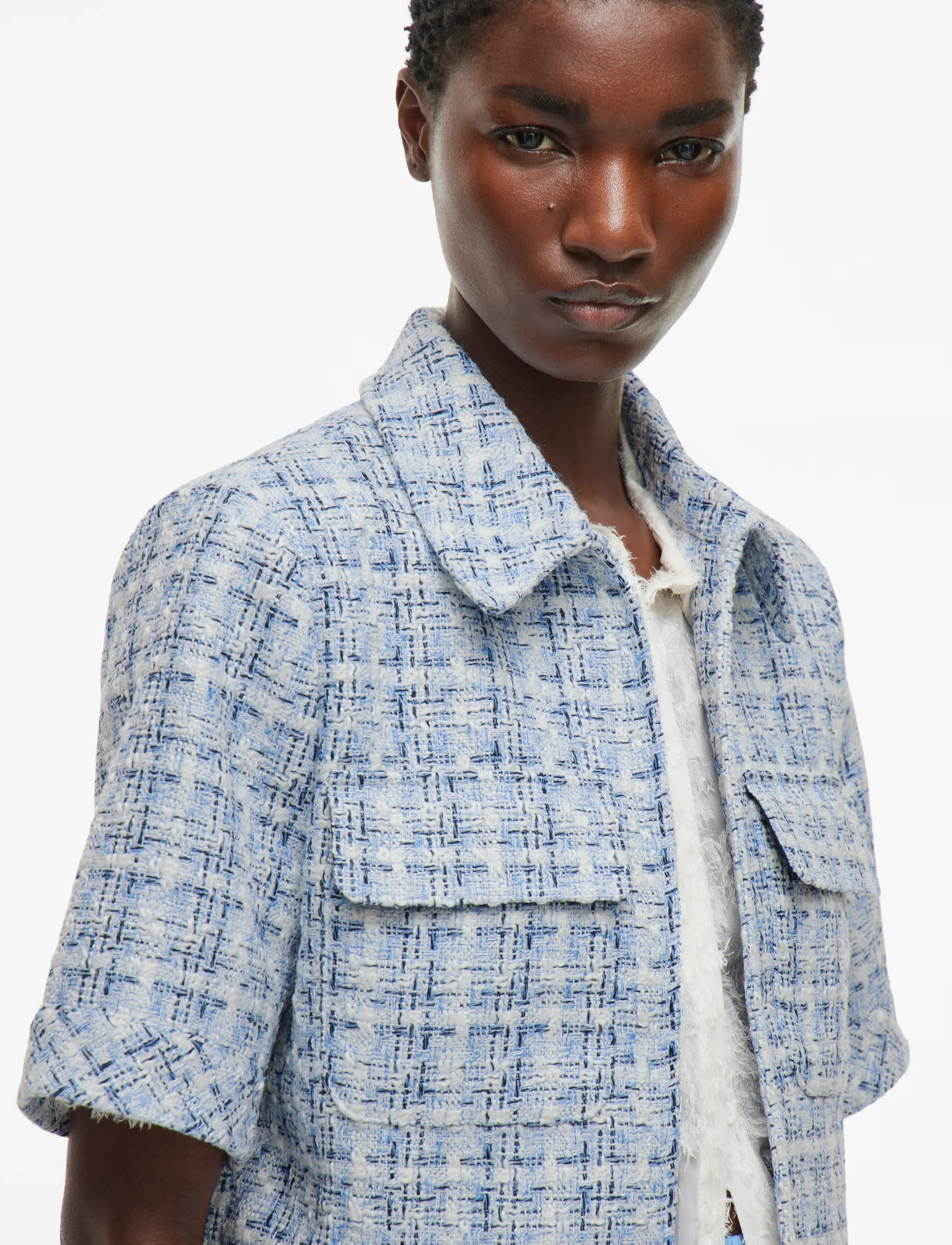 ROUGE EDIT Rounantes 2/4 Short Blazer dam – bild 5