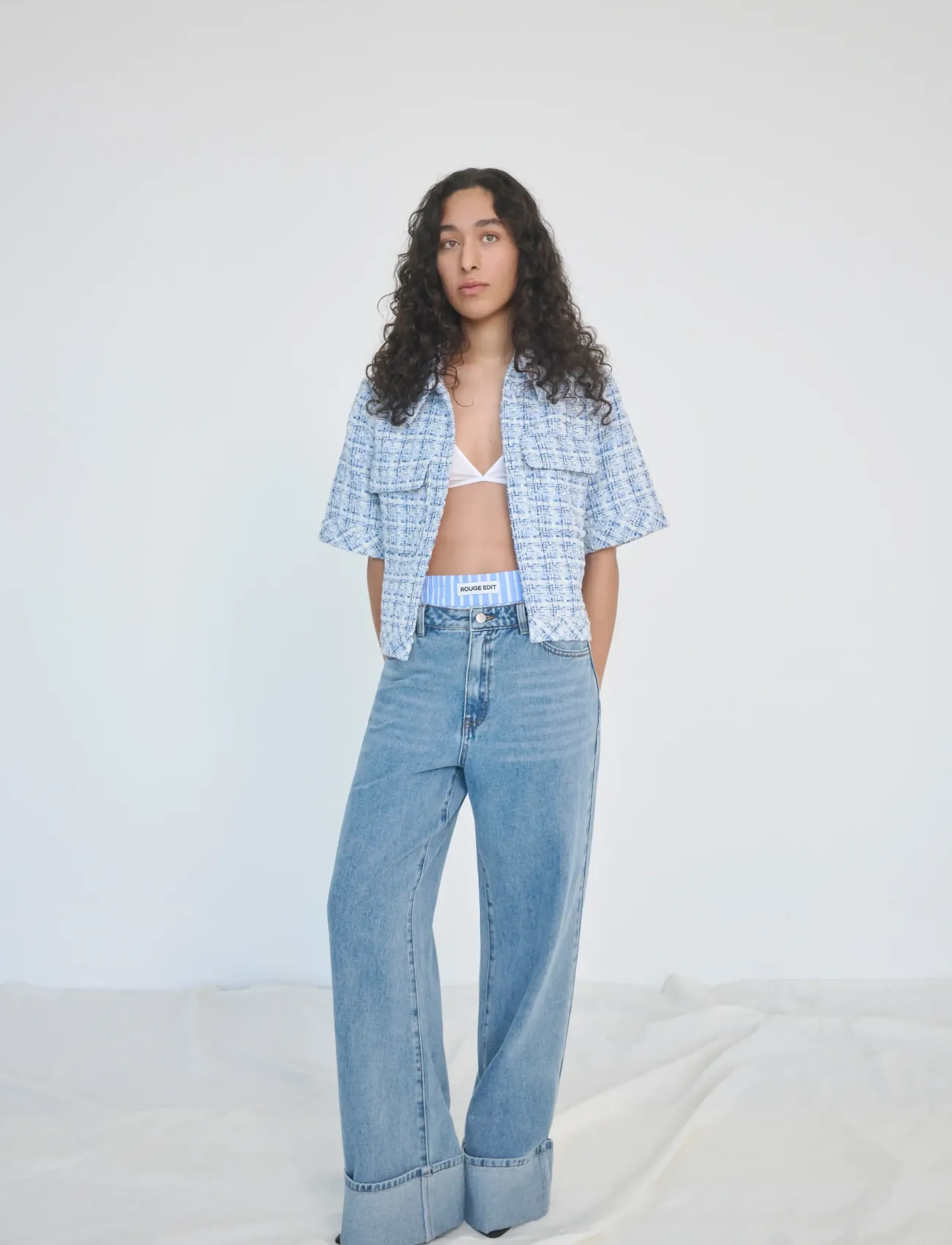ROUGE EDIT Rounantes 2/4 Short Blazer dam – bild 6
