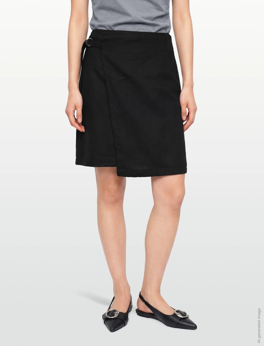 ROUGE EDIT - ROUSUMMER HW SHORT SKIRT - wickelröcke - meteorite - 4